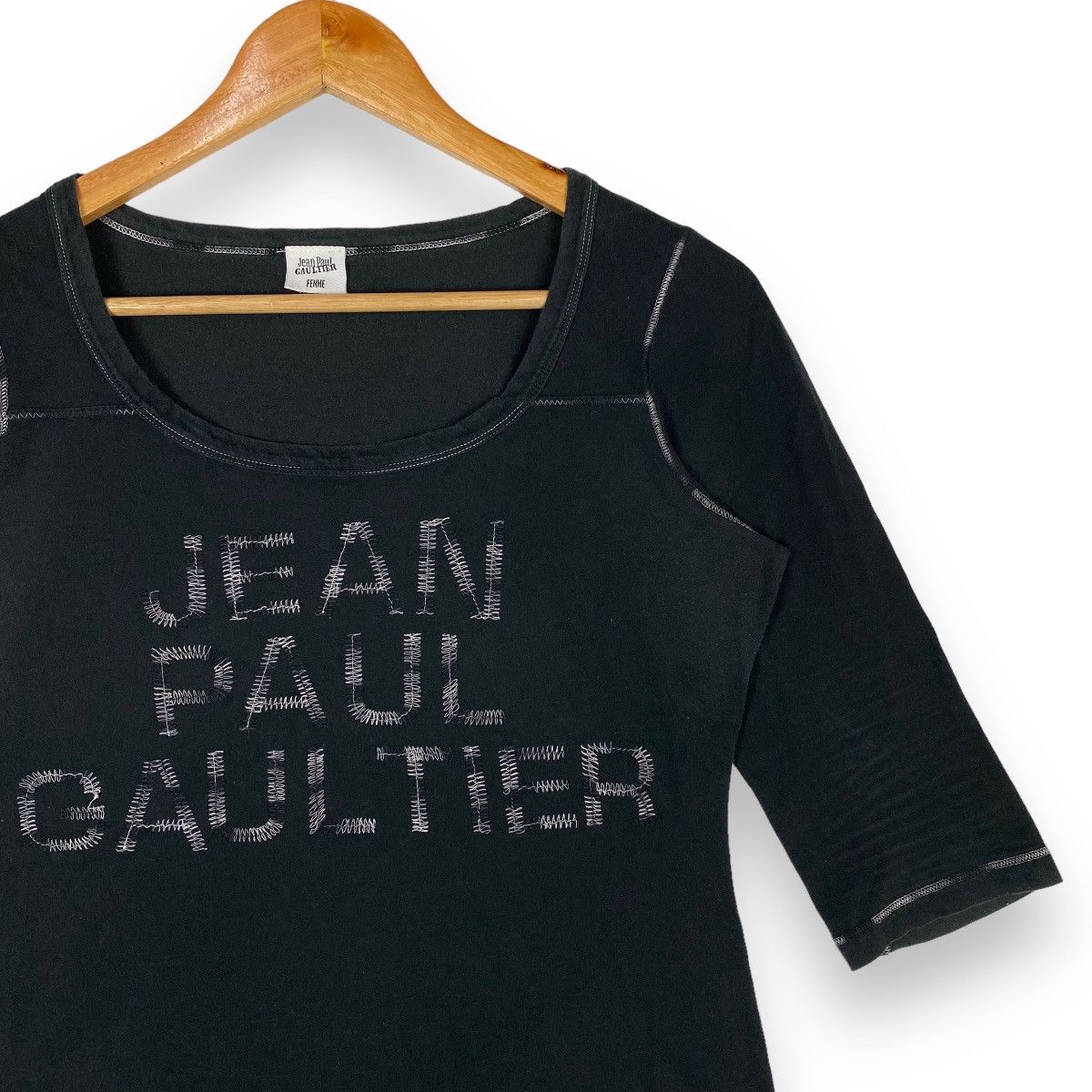 Jean Paul Gaultier JPG FEMME MADE IN JAPAN TEE Size S / US 4 / IT 40 - 2 Thumbnail