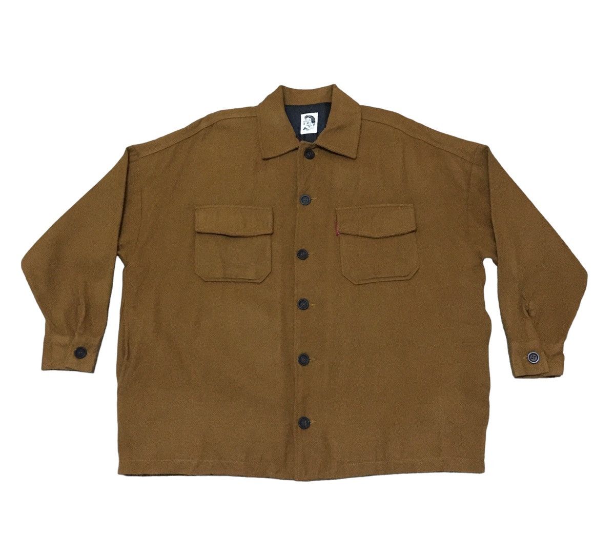 Japanese Brand Rare Vintage Japanese Brand Real McCoy Wool Shirt 1990s Size US XL / EU 56 / 4 - 1 Thumbnail