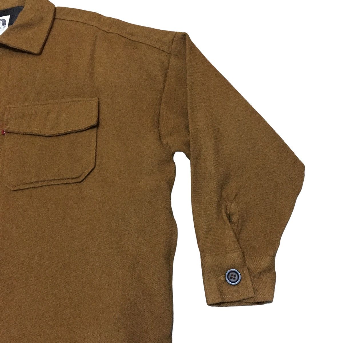 Japanese Brand Rare Vintage Japanese Brand Real McCoy Wool Shirt 1990s Size US XL / EU 56 / 4 - 6 Thumbnail