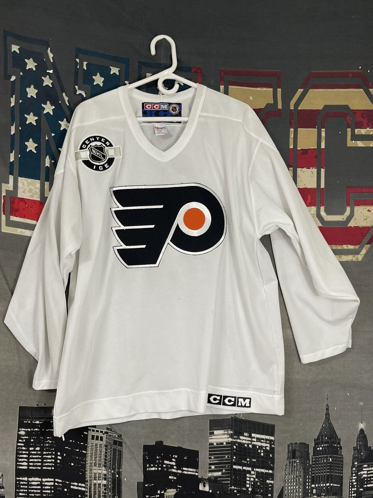 CCM NHL Philadelphia Flyers Center Ice Practice Jersey XL