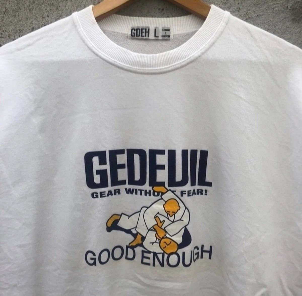 Good Enough Vintage 90s goodenough sweatshirt pullover Size US XL / EU 56 / 4 - 2 Thumbnail
