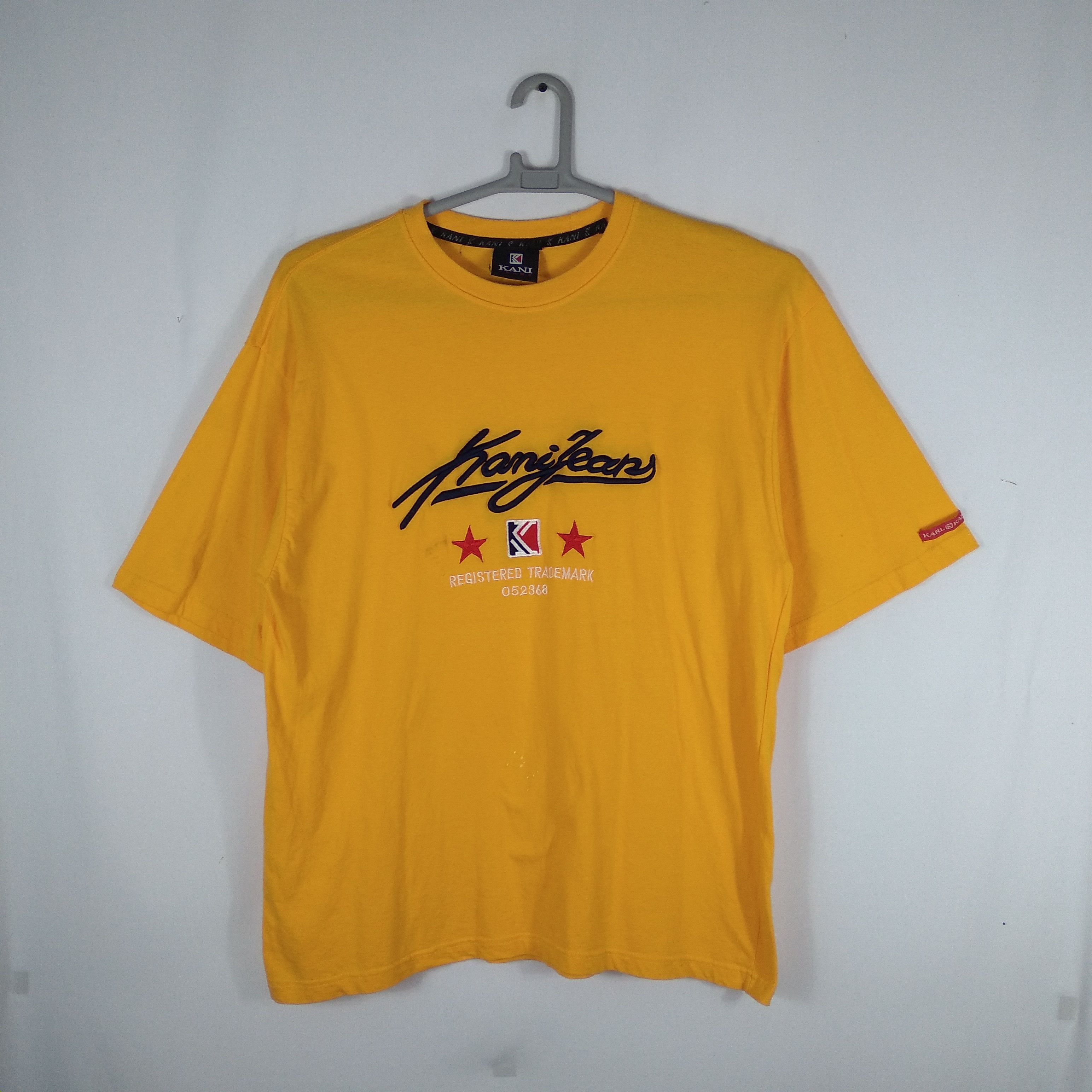 Japanese Brand × Karl Kani × Vintage Vintage Karl Kani Embroidery Spellout Tee Size US L / EU 52-54 / 3 - 1 Thumbnail