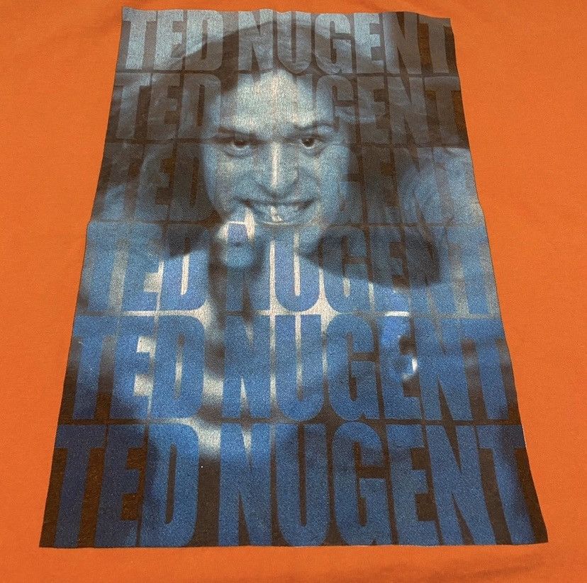 Band Tees Vintage 90s ted nugent tshirt tour 1999 Size US XL / EU 56 / 4 - 3 Thumbnail