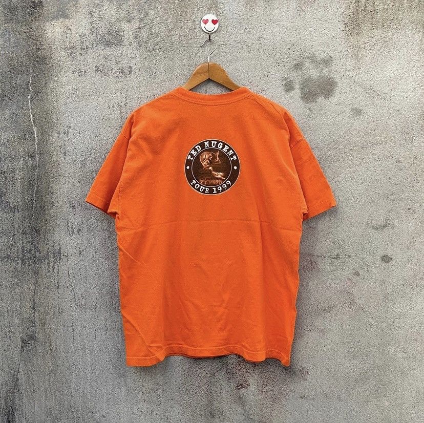 Band Tees Vintage 90s ted nugent tshirt tour 1999 Size US XL / EU 56 / 4 - 2 Thumbnail