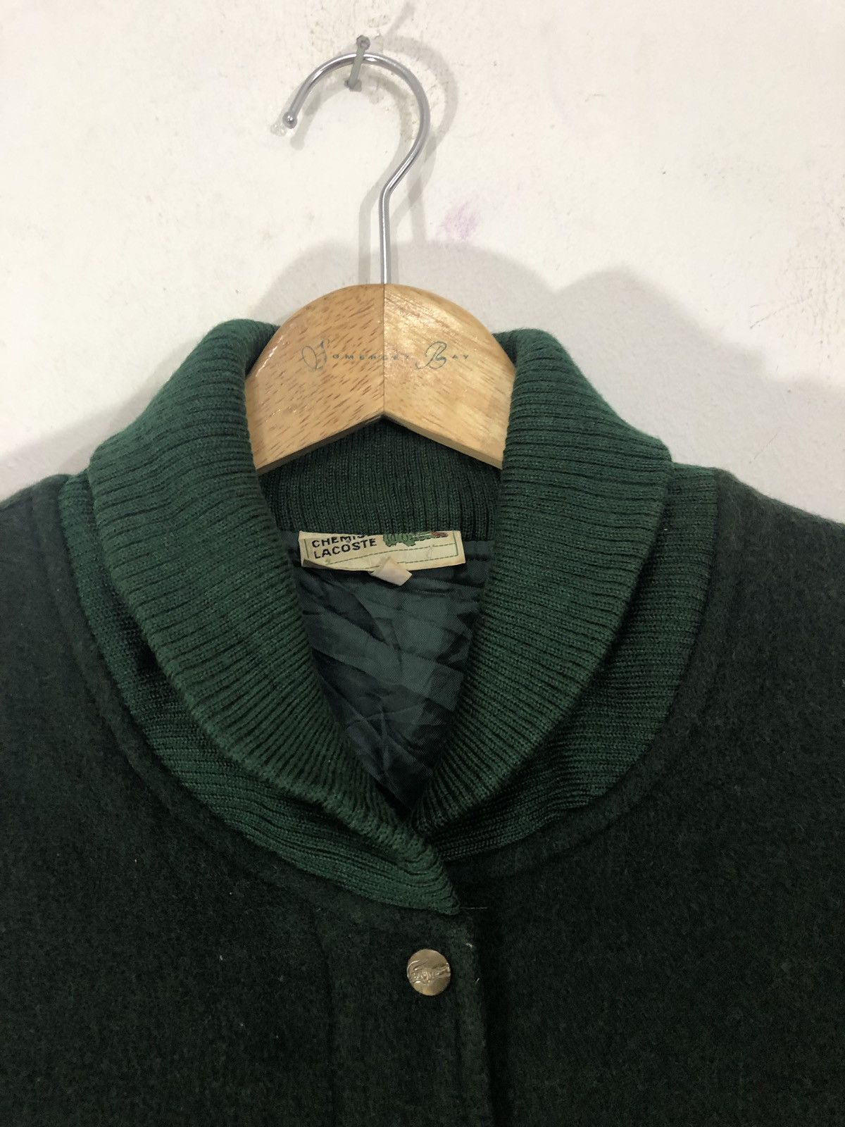 Lacoste Vintage Lacoste Wool Jacket Size US L / EU 52-54 / 3 - 3 Thumbnail