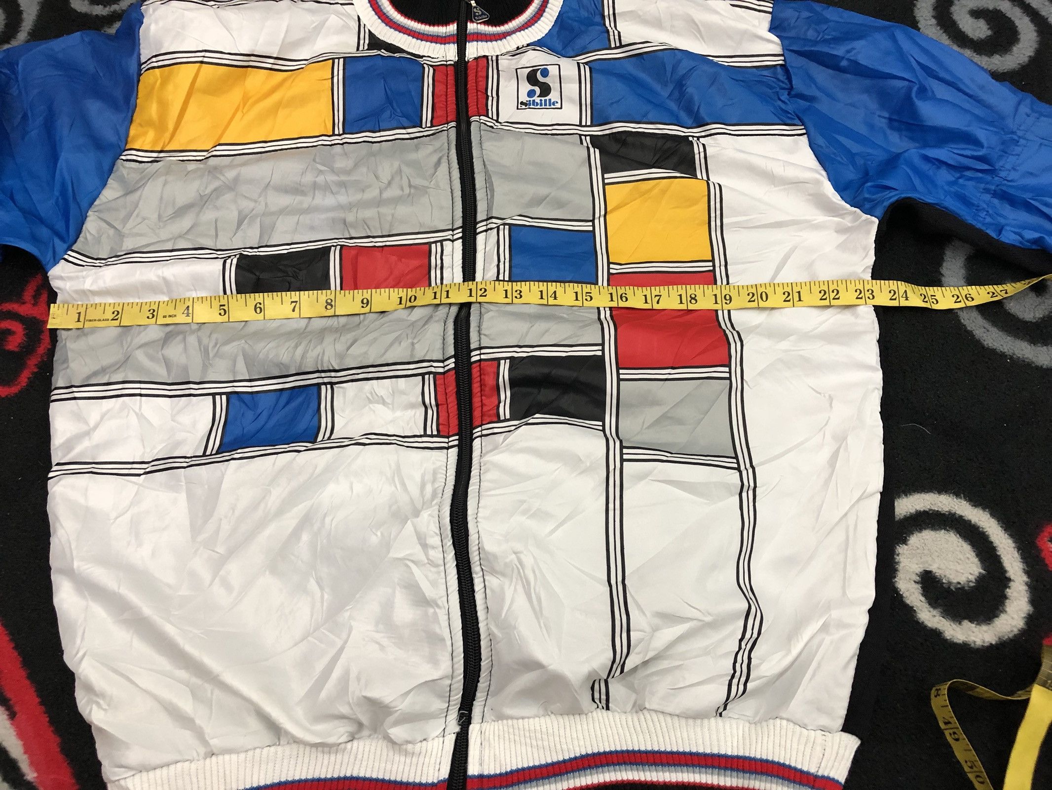 Vintage Vintage Sibille Cycling Jacket Made In Italy Size US L / EU 52-54 / 3 - 12 Thumbnail
