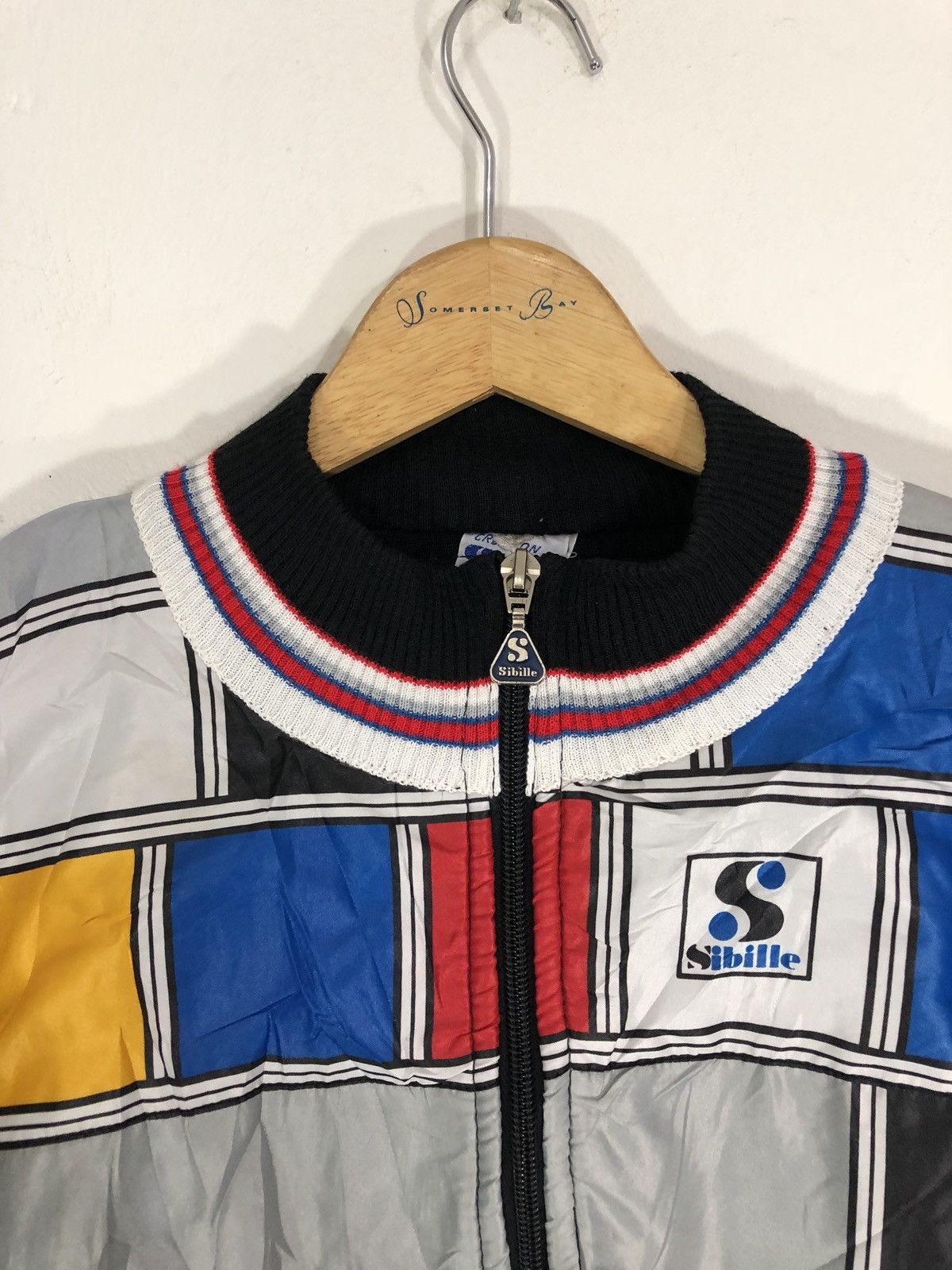 Vintage Vintage Sibille Cycling Jacket Made In Italy Size US L / EU 52-54 / 3 - 3 Thumbnail