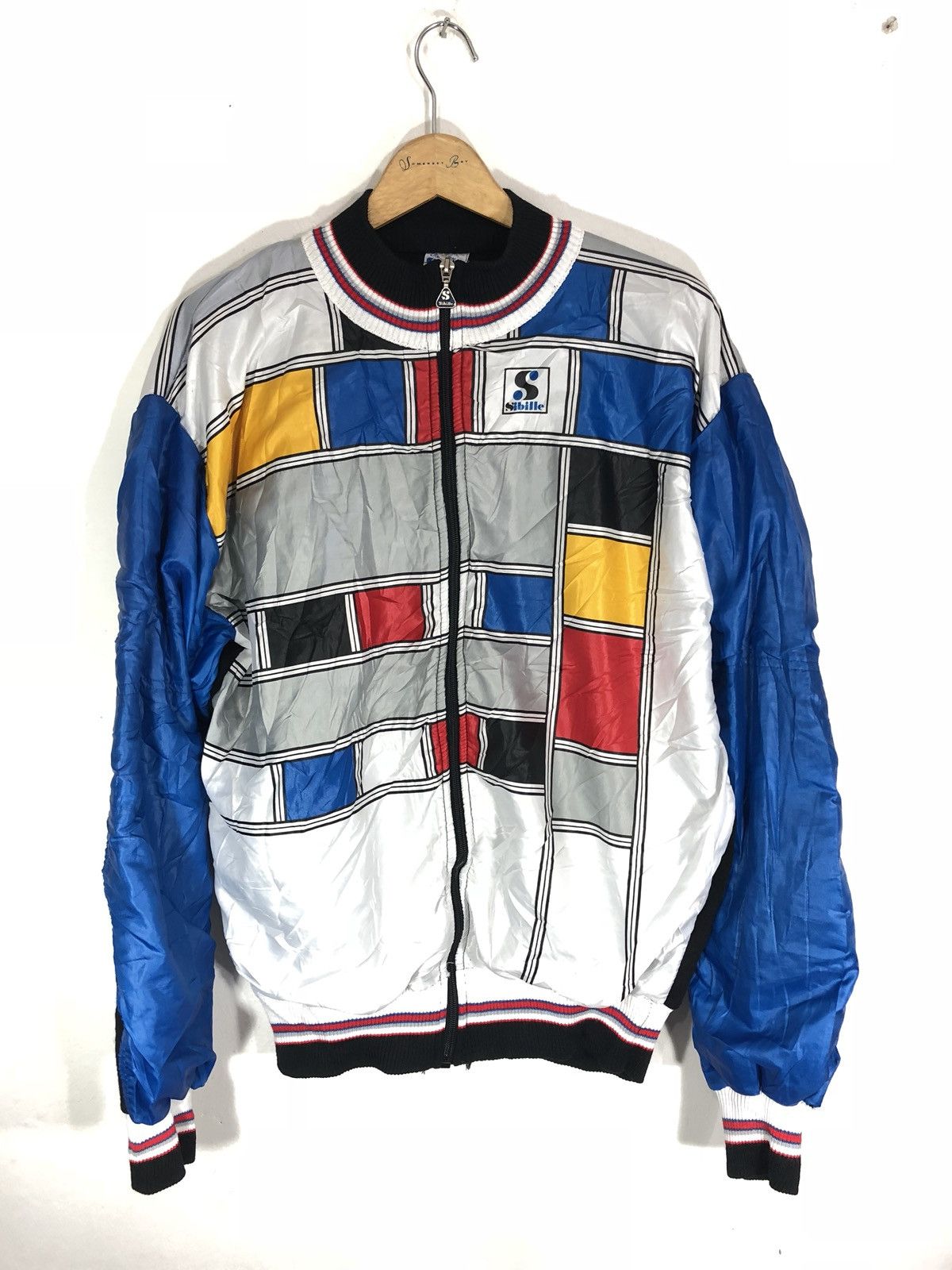 Vintage Vintage Sibille Cycling Jacket Made In Italy Size US L / EU 52-54 / 3 - 1 Thumbnail