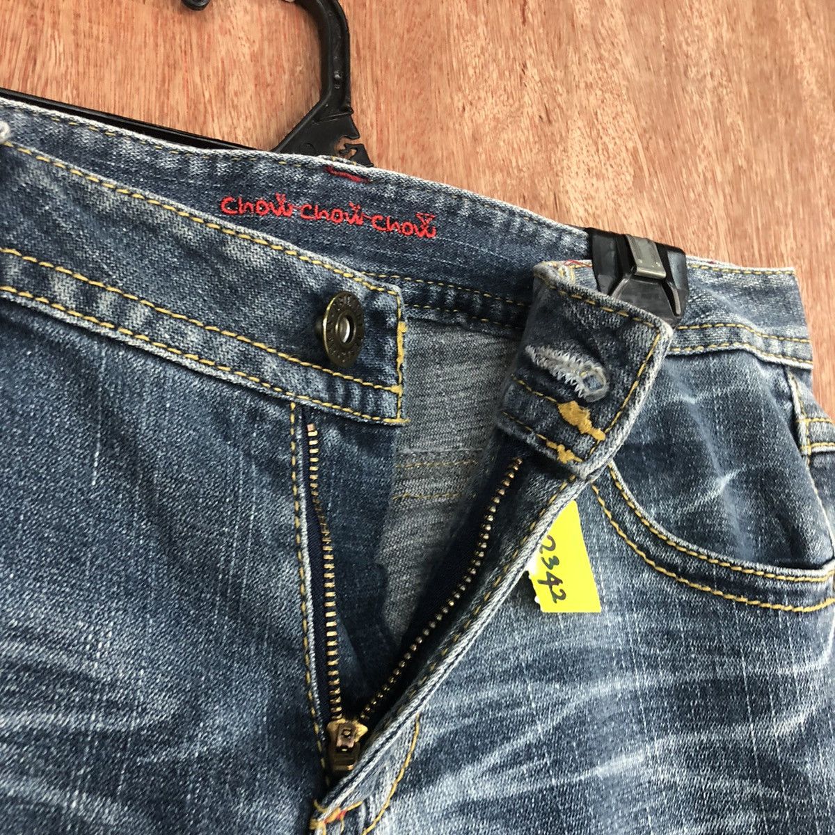 Japanese Brand D Chow Chow Blue Multipocket Jeans Pants #2342 Size 28" / US 6 / IT 42 - 9 Thumbnail