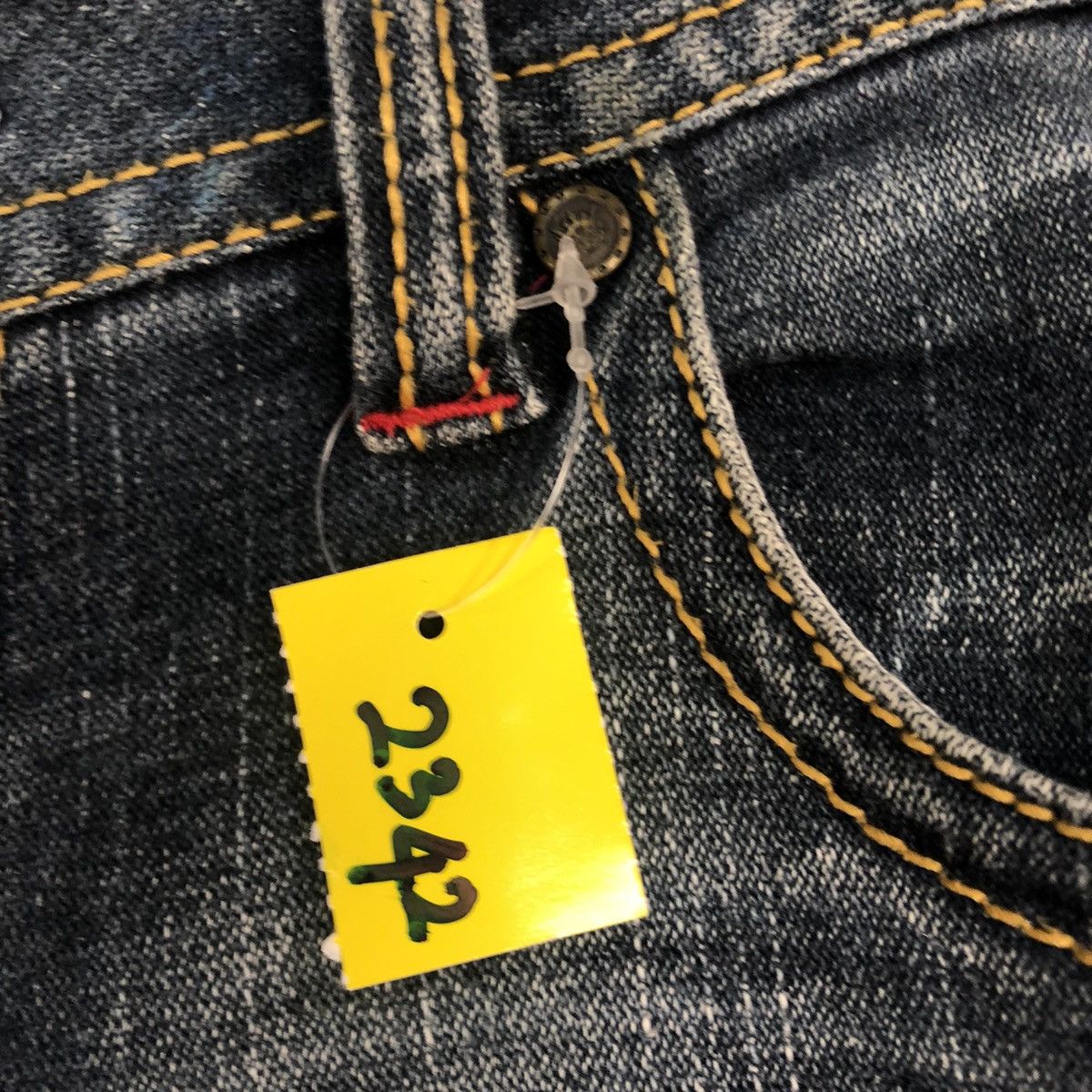 Japanese Brand D Chow Chow Blue Multipocket Jeans Pants #2342 Size 28" / US 6 / IT 42 - 7 Thumbnail