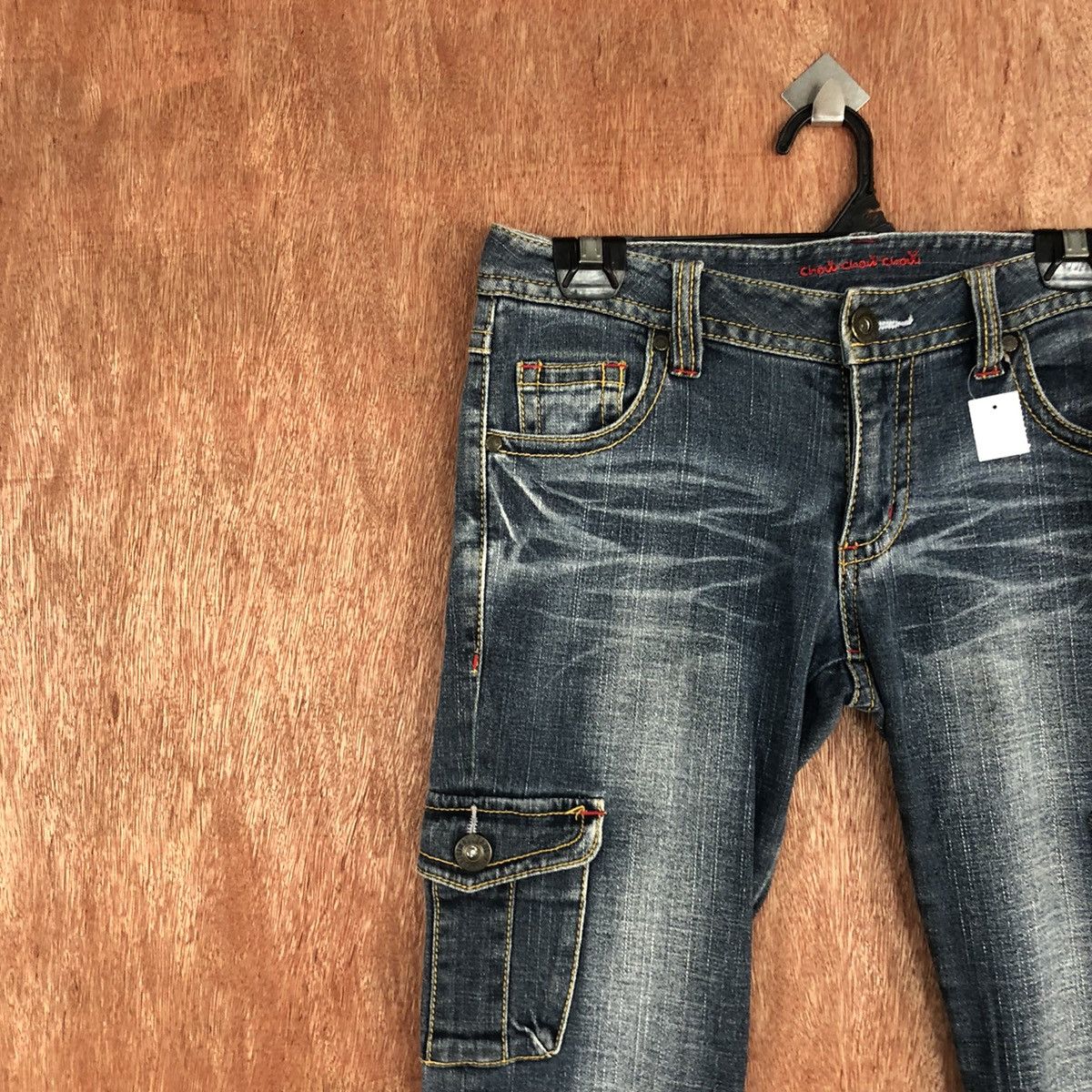 Japanese Brand D Chow Chow Blue Multipocket Jeans Pants #2342 Size 28" / US 6 / IT 42 - 6 Thumbnail
