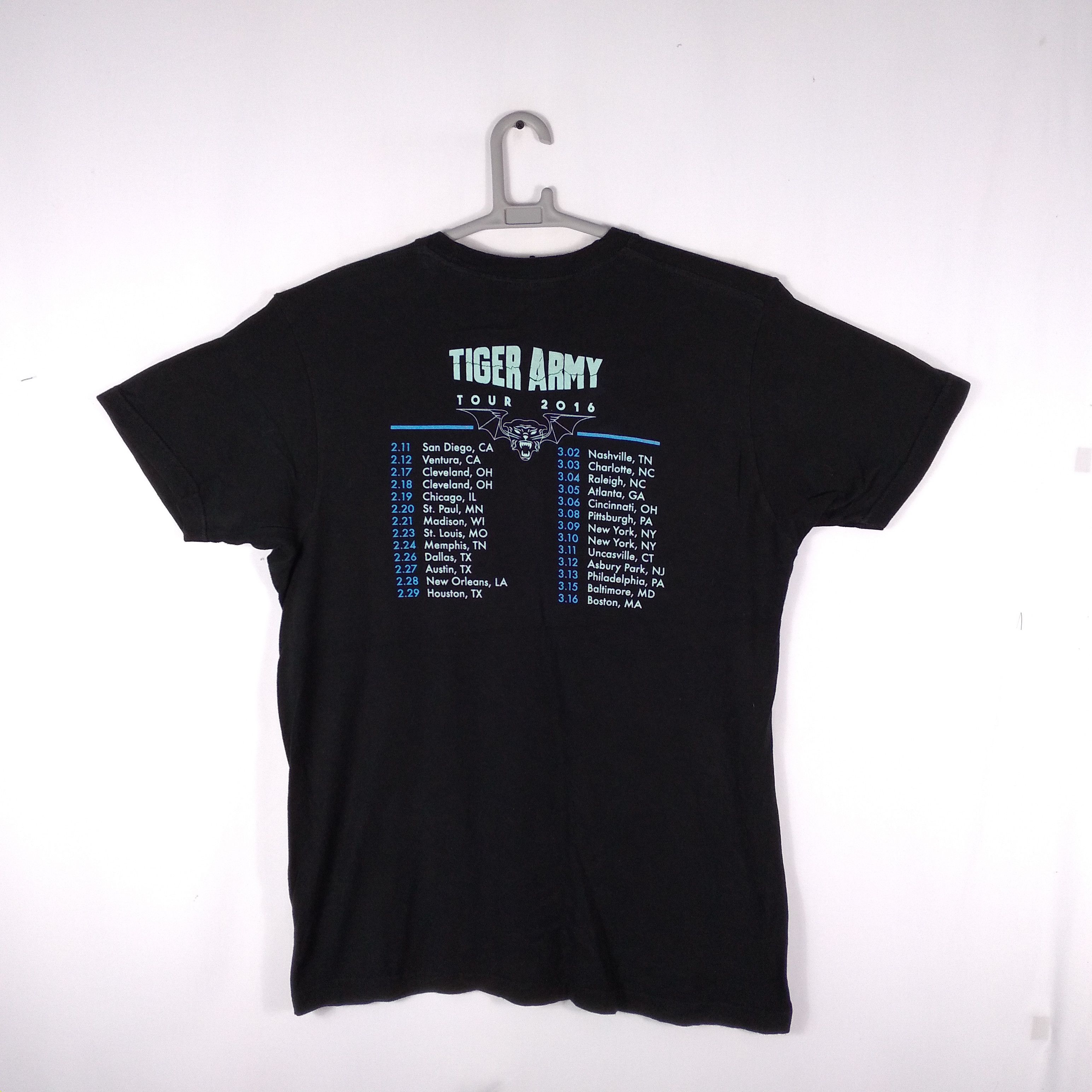 Band Tees × Vintage Tiger Army OG Logo Punk Rock Band Tour Concert Tee Size US L / EU 52-54 / 3 - 3 Thumbnail