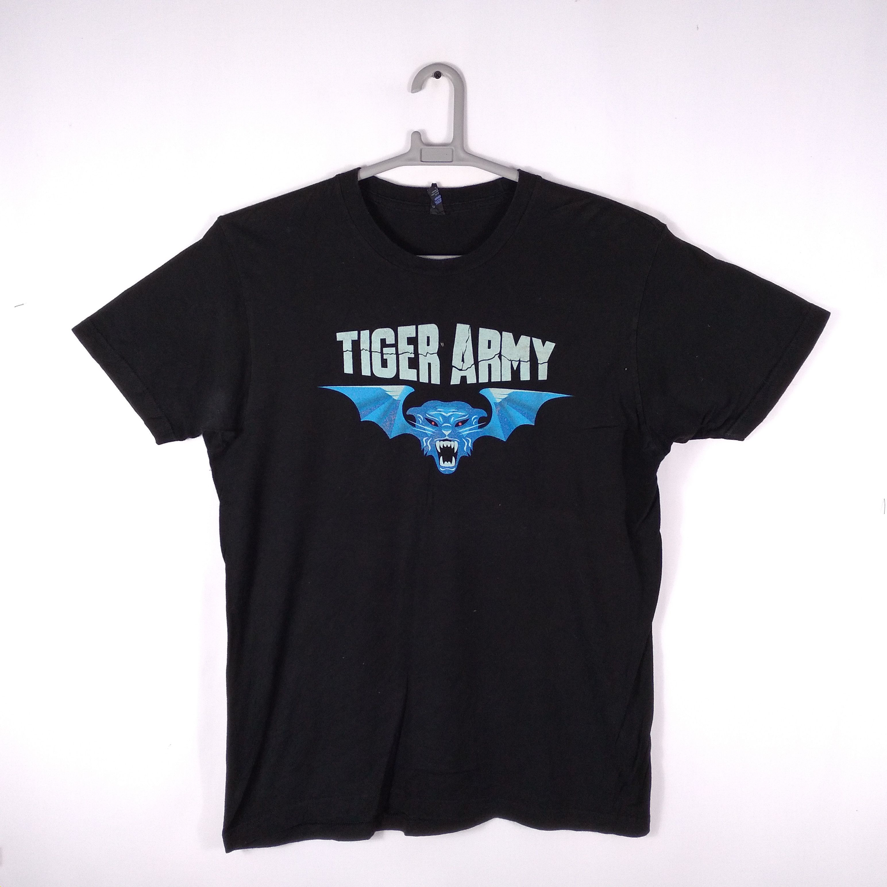 Band Tees × Vintage Tiger Army OG Logo Punk Rock Band Tour Concert Tee Size US L / EU 52-54 / 3 - 1 Thumbnail