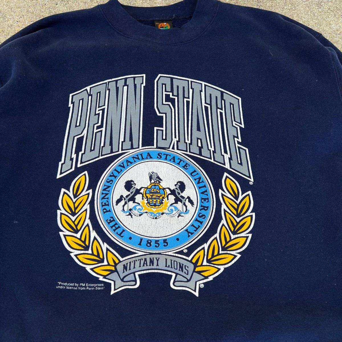Vintage Vintage 90s Penn State University Seal Sweatshirt Size US XXL / EU 58 / 5 - 3 Thumbnail