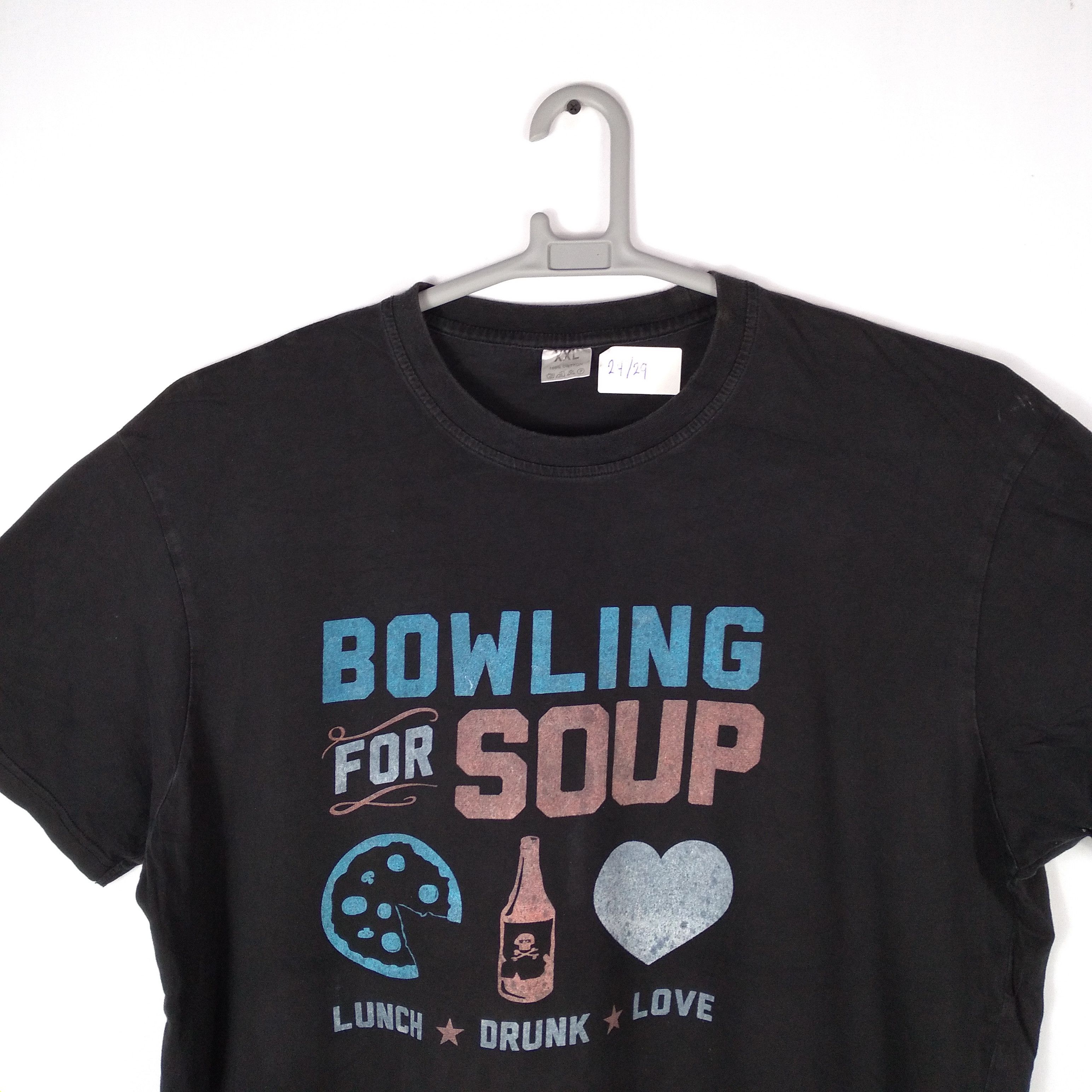 Band Tees × Vintage 🔥🔥2013 Bowling For Soup Lunch Drunk Love Promo Album Tee Size US XL / EU 56 / 4 - 2 Thumbnail