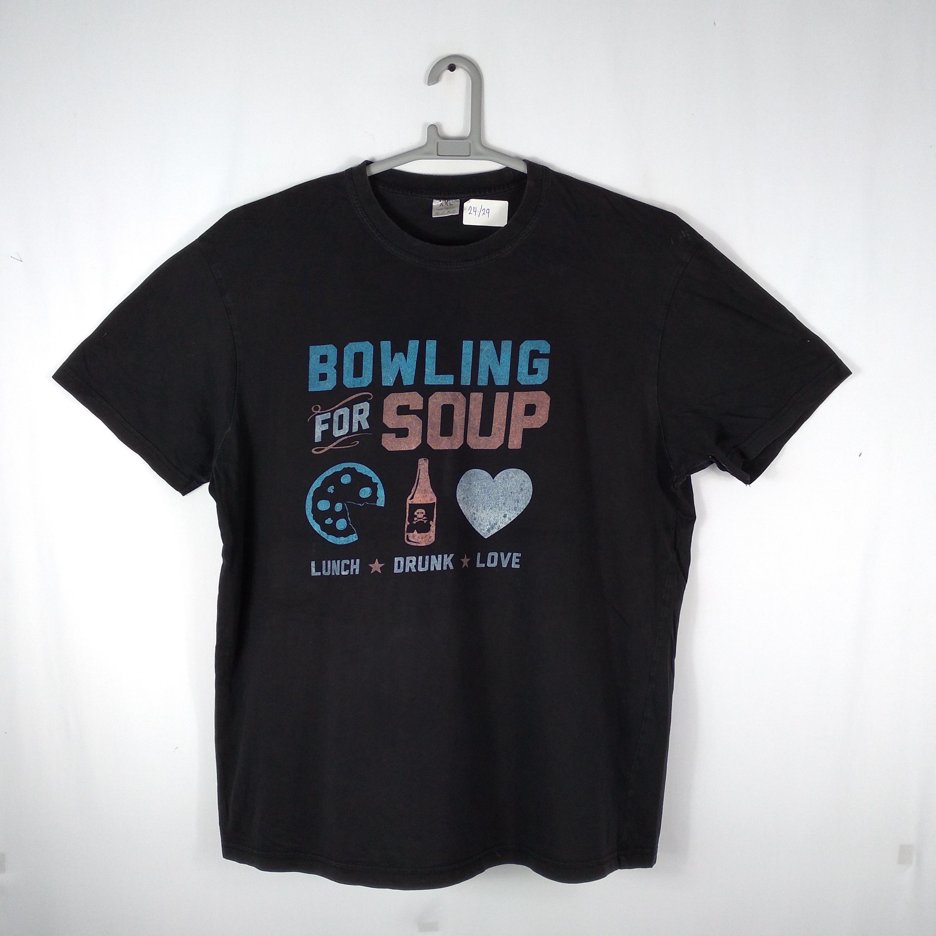 Band Tees × Vintage 🔥🔥2013 Bowling For Soup Lunch Drunk Love Promo Album Tee Size US XL / EU 56 / 4 - 1 Thumbnail
