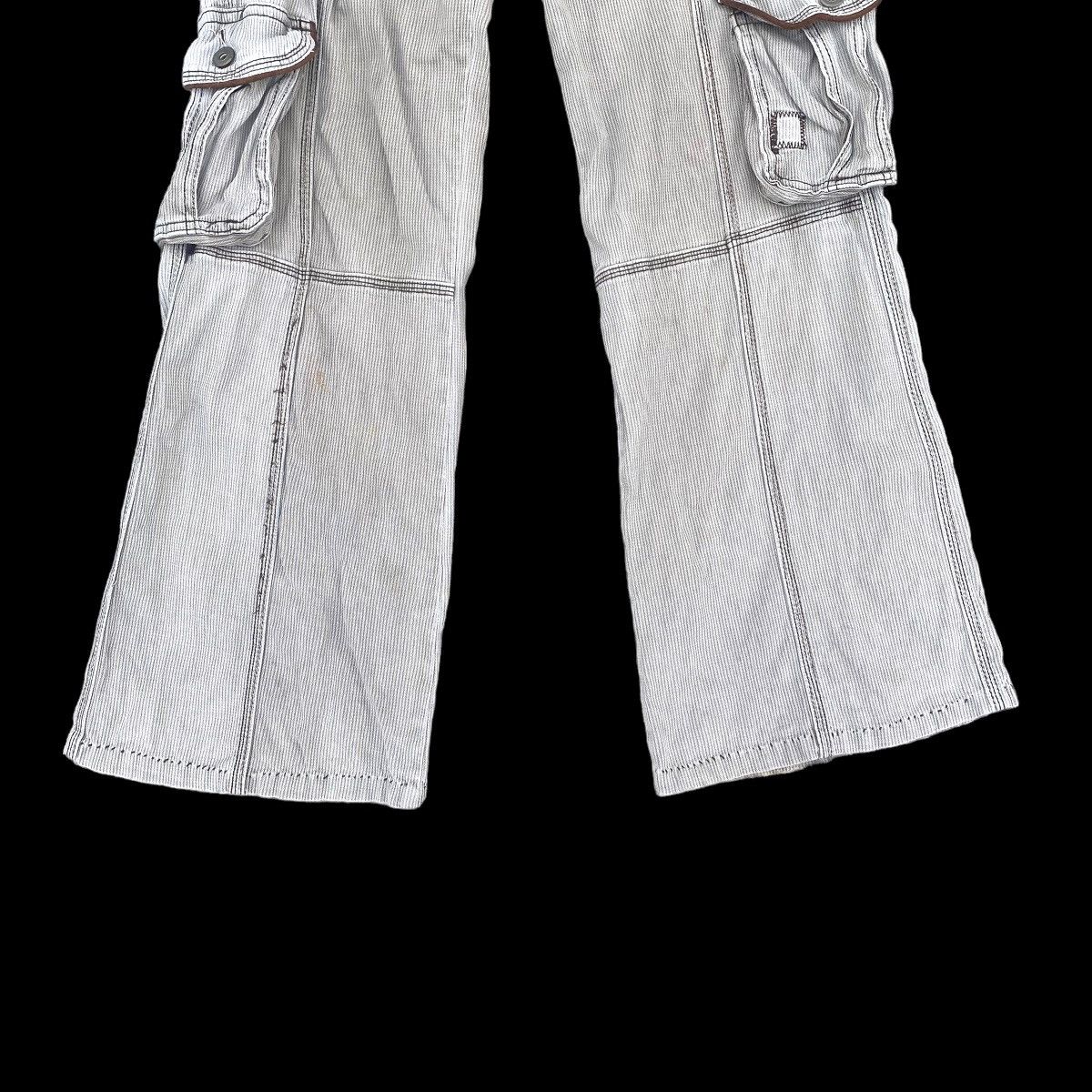 Designer × Hysteric Glamour × Japanese Brand Super Flared Cargo Carpenter Multi Pocket Utility Pants Size US 33 - 5 Thumbnail