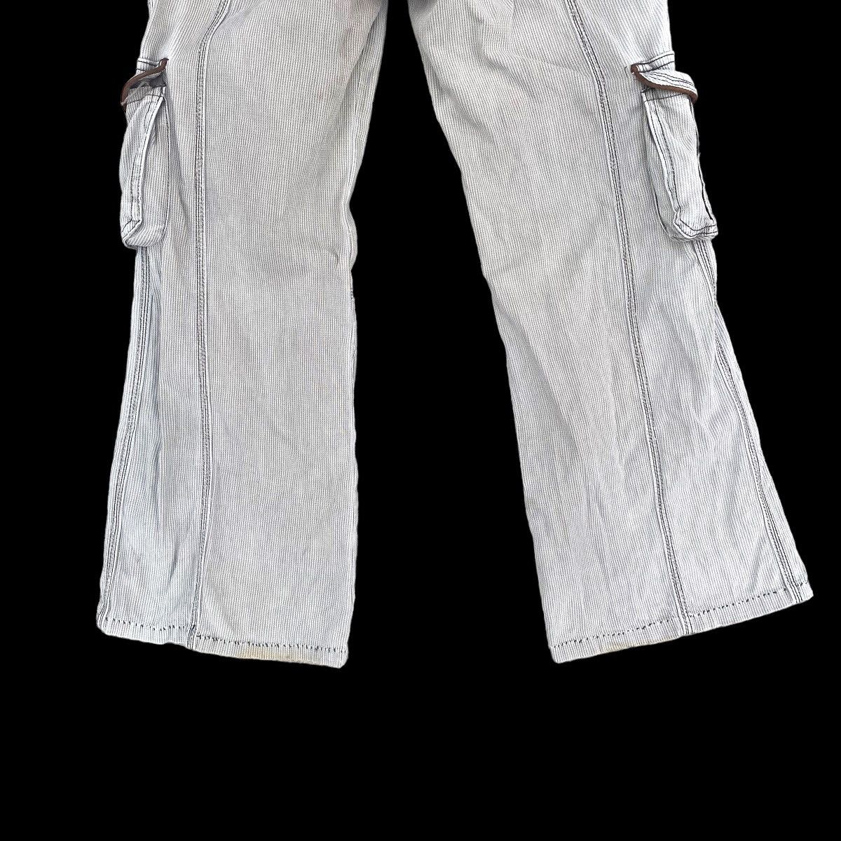 Designer × Hysteric Glamour × Japanese Brand Super Flared Cargo Carpenter Multi Pocket Utility Pants Size US 33 - 13 Thumbnail