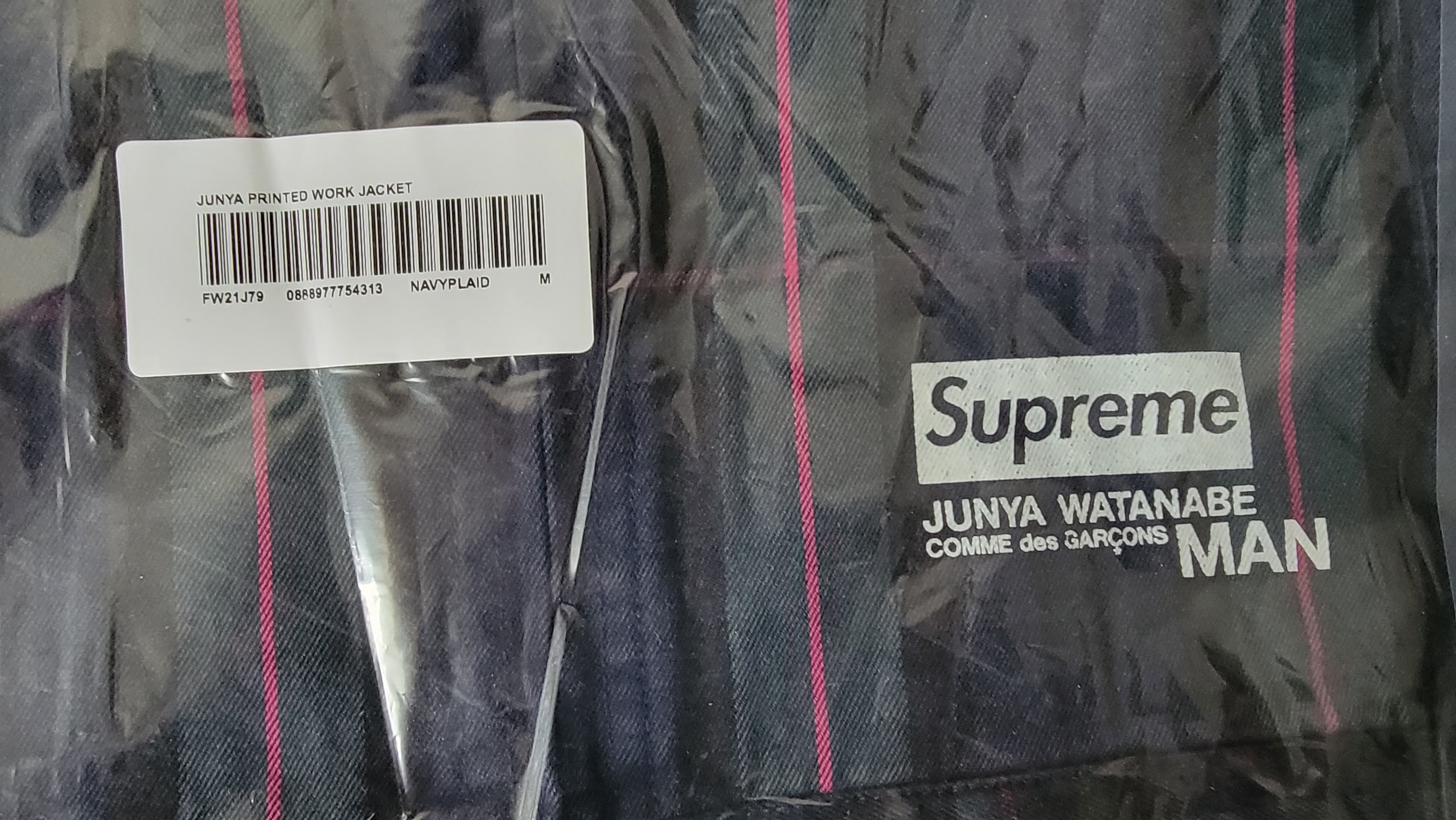 Junya Watanabe × Supreme COMME des GARÇONS MAN Printed Work Jacket Size US M / EU 48-50 / 2 - 4 Thumbnail