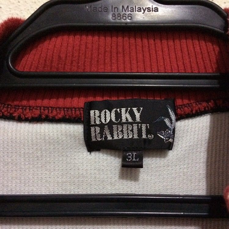 Cartoon Network ROCKY rabbit HOLLYWOOD Embroidery Multicolour Half Zipper Size US XL / EU 56 / 4 - 2 Thumbnail