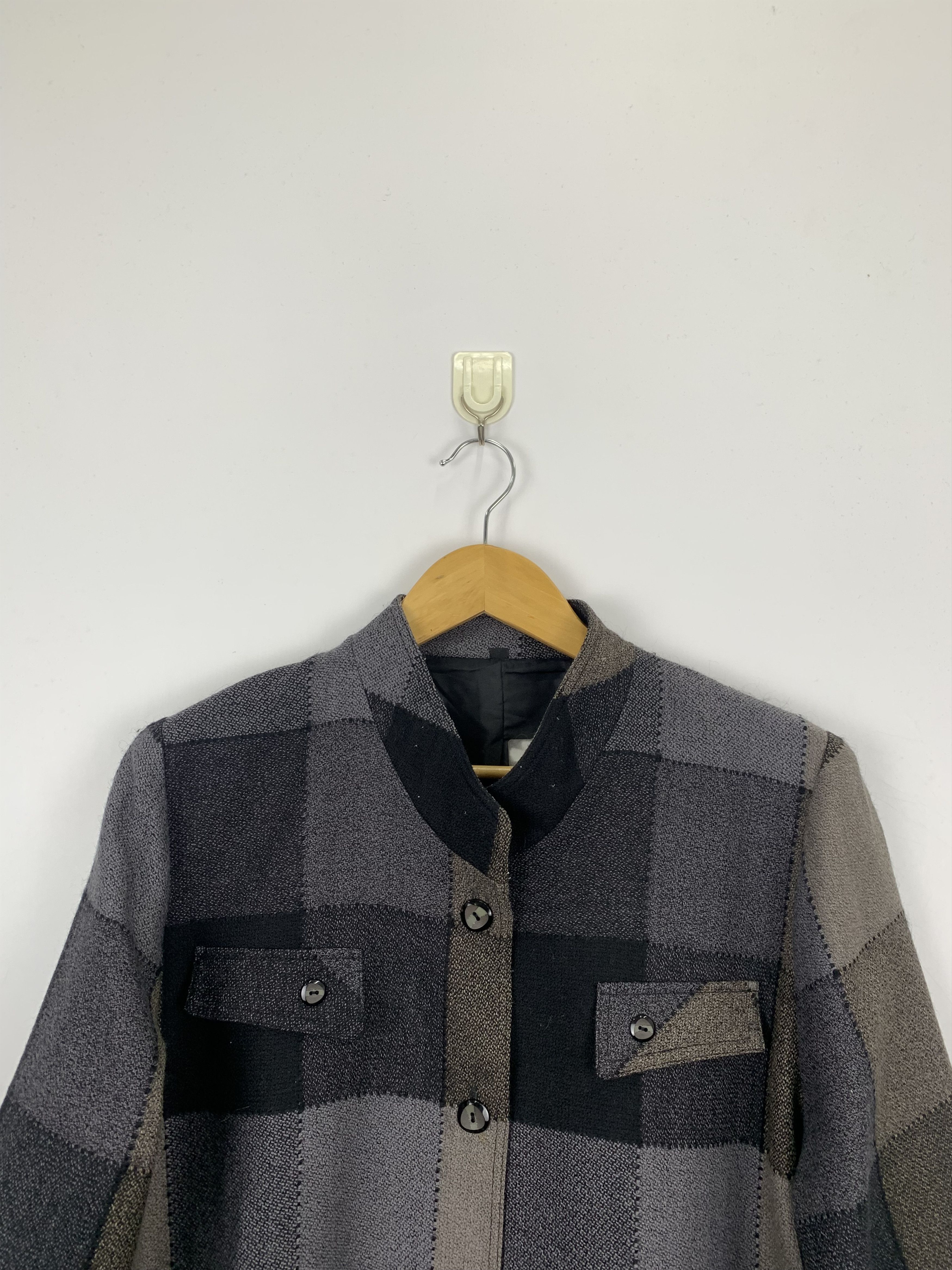 Vintage Vintage Japanese Brand Plaid Patchwork Jacket J0877 Size US L / EU 52-54 / 3 - 2 Thumbnail