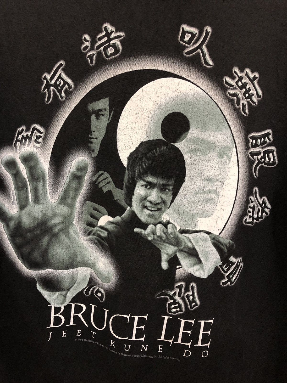 Vintage Vintage 90's Bruce Lee T-Shirt Size US M / EU 48-50 / 2 - 5 Thumbnail