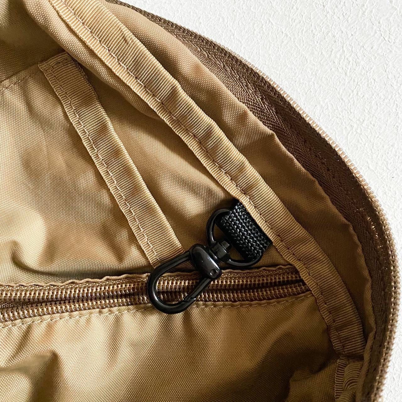 20471120 × If Six Was Nine × Japanese Brand Vintage Brown Nylon Sling Bag / Shoulder bag miyake style Size ONE SIZE - 9 Thumbnail