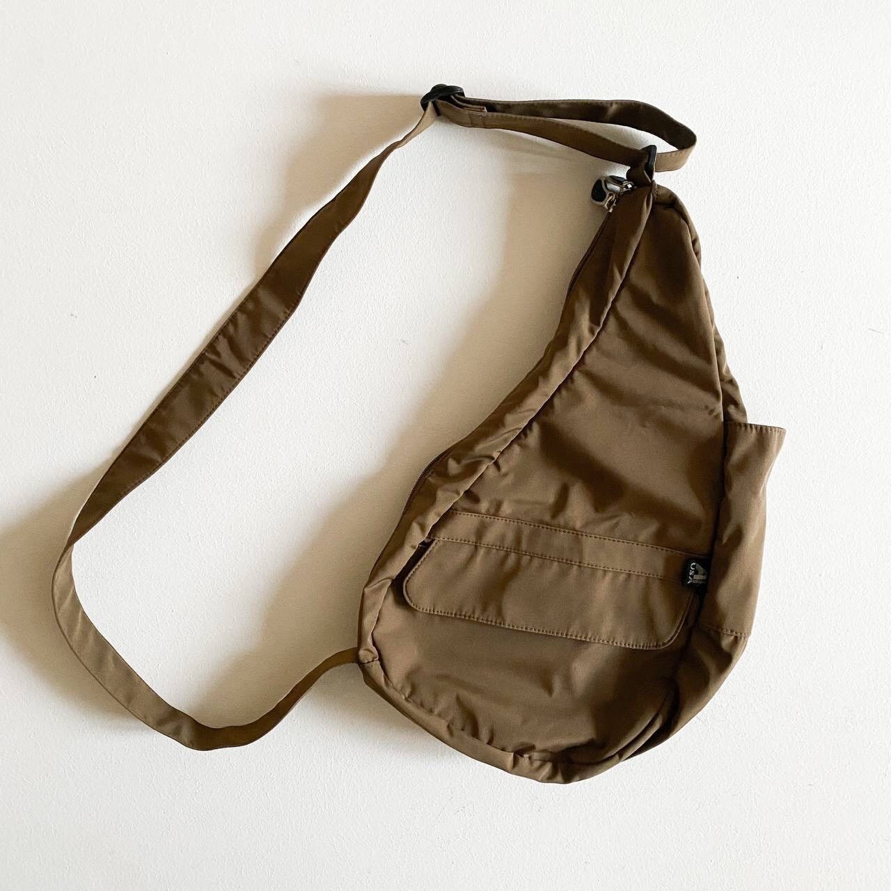 20471120 × If Six Was Nine × Japanese Brand Vintage Brown Nylon Sling Bag / Shoulder bag miyake style Size ONE SIZE - 6 Thumbnail