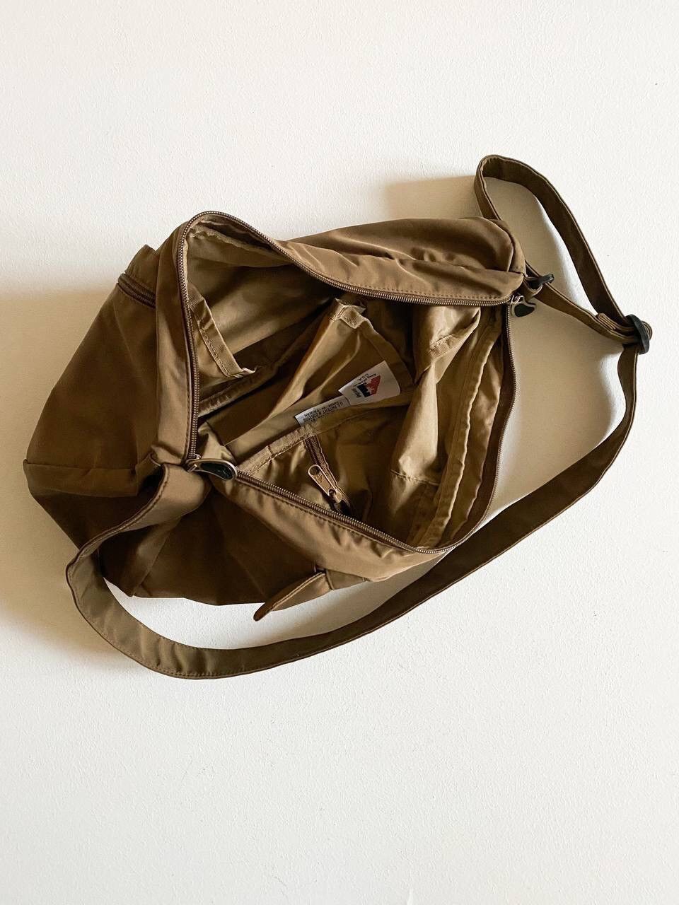20471120 × If Six Was Nine × Japanese Brand Vintage Brown Nylon Sling Bag / Shoulder bag miyake style Size ONE SIZE - 7 Thumbnail