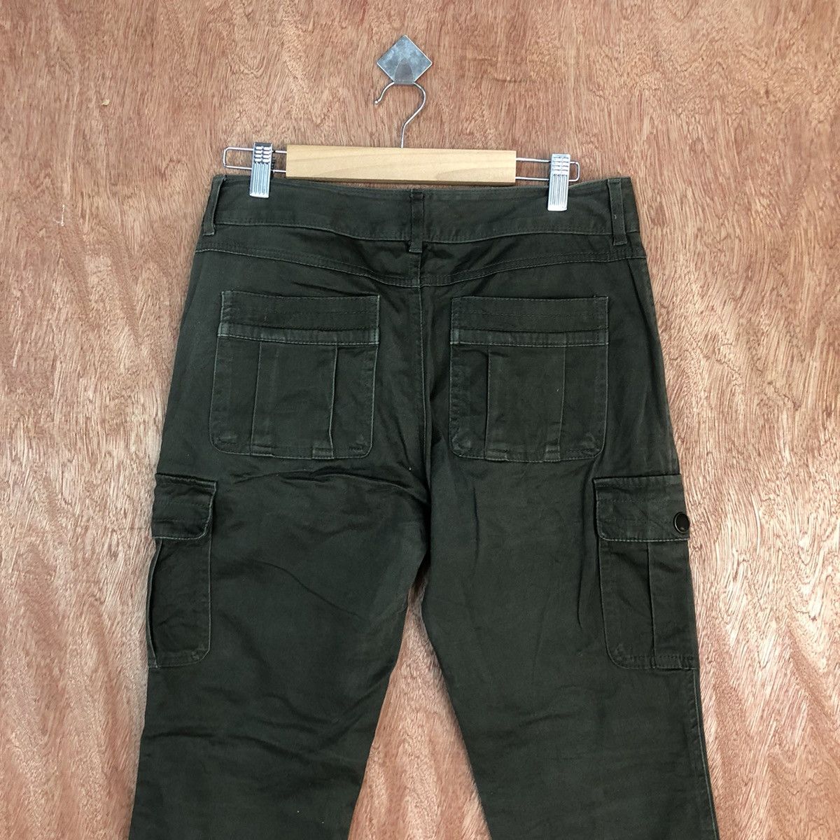 Japanese Brand DLL Japan Green Multipocket Tactical Cargo Pants #2334 Size US 29 - 11 Thumbnail