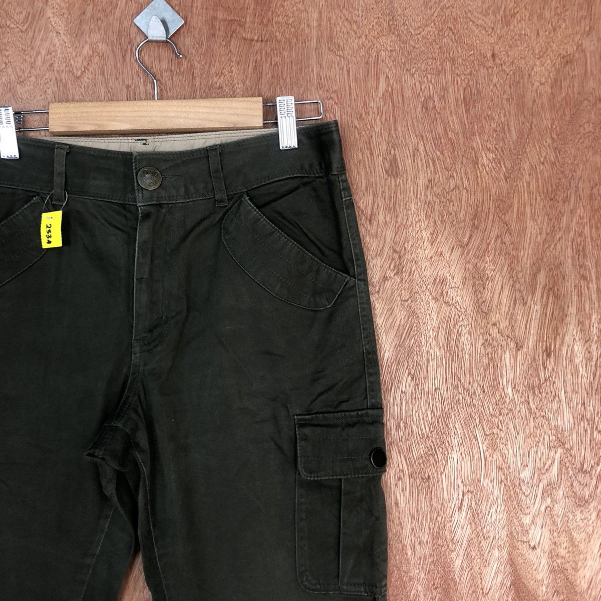 Japanese Brand DLL Japan Green Multipocket Tactical Cargo Pants #2334 Size US 29 - 5 Thumbnail