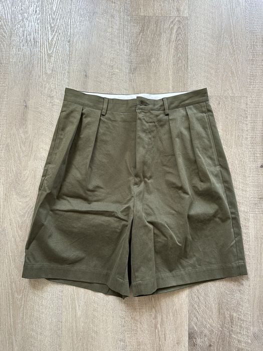 A.PRESSE Two Tuck Chino Shorts | Grailed