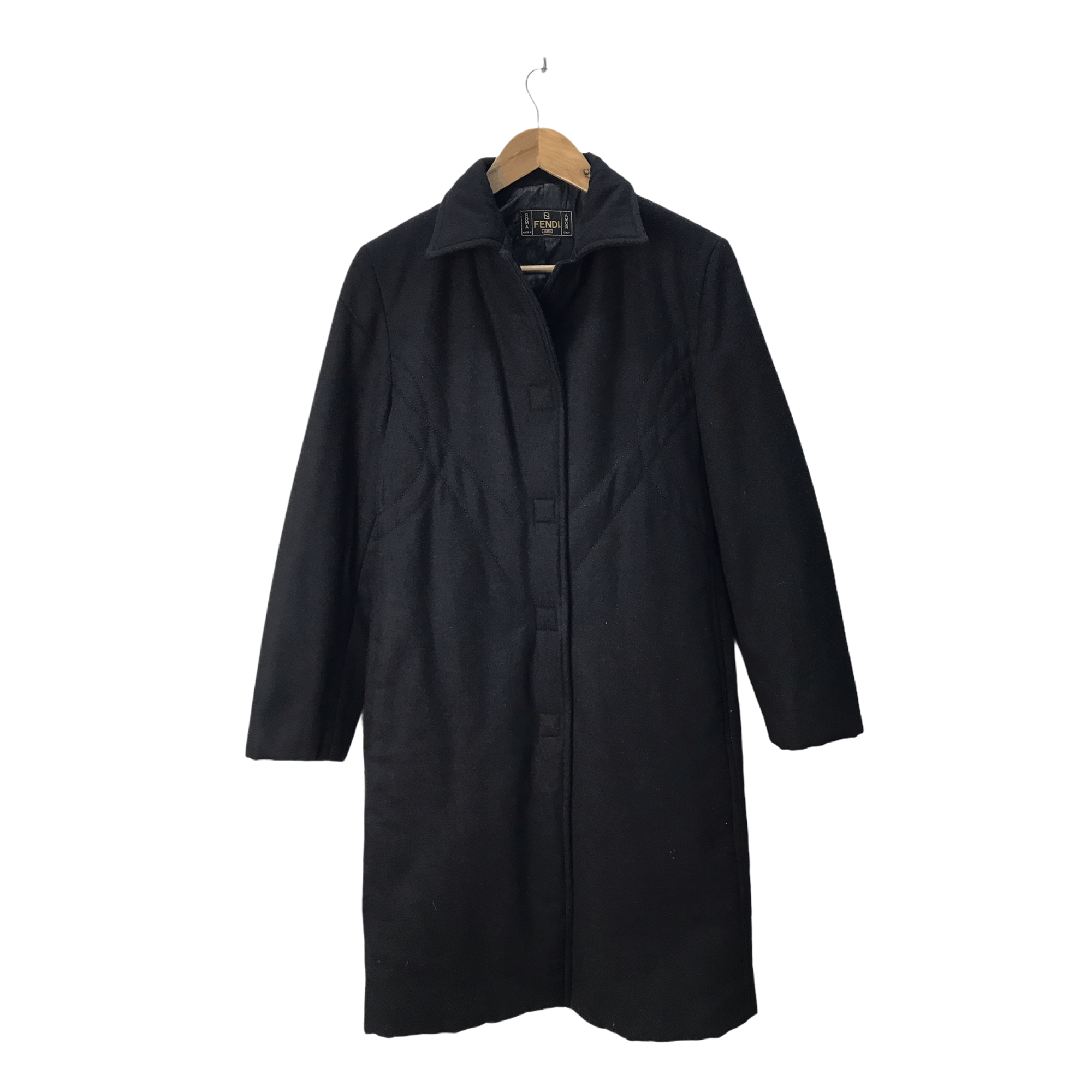 Designer × Fendi × Vintage Vintage Fendi Long Coat wool Jacket