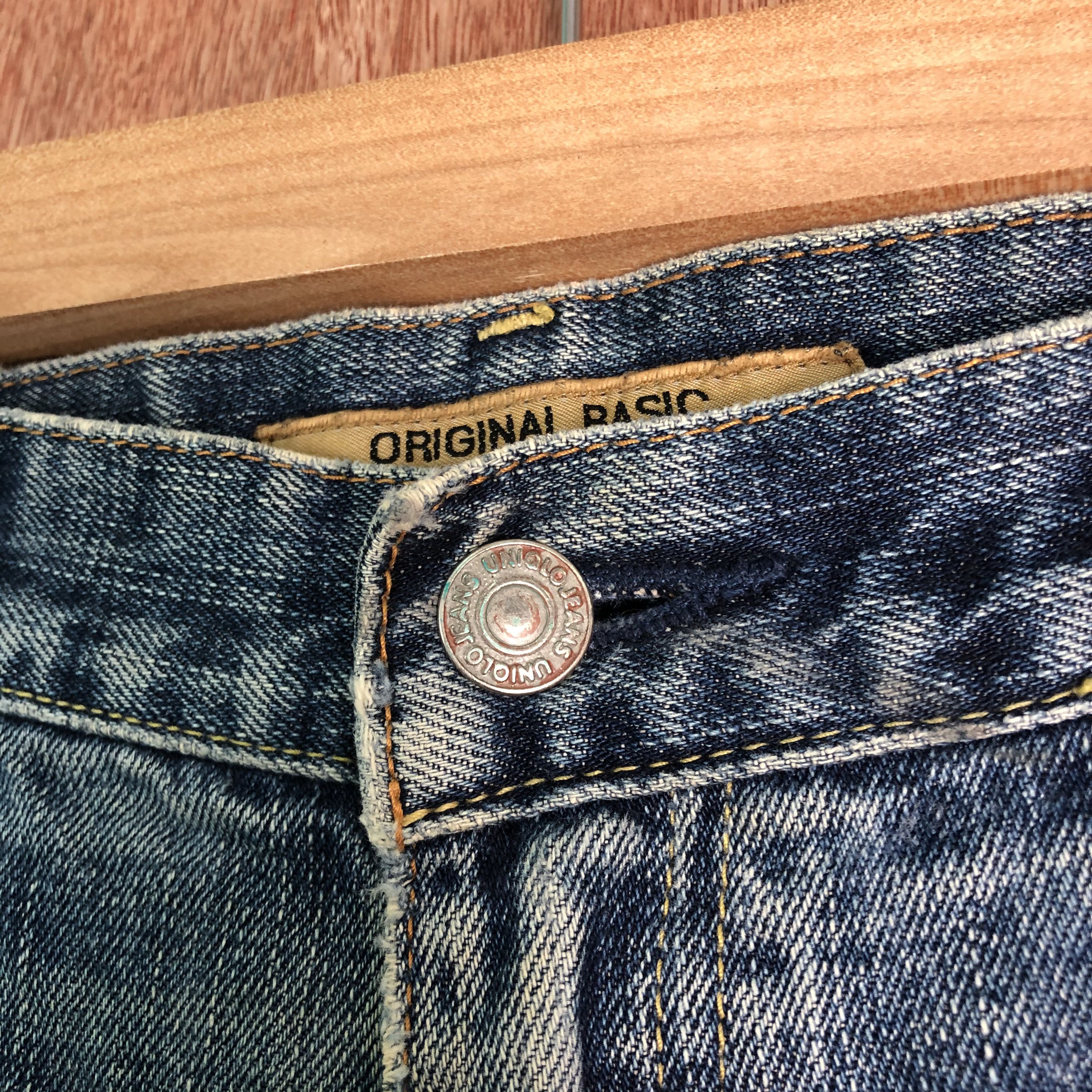 Japanese Brand × Uniqlo Vintage distressed Jun Takahashi Uniqlo jeans Size US 32 / EU 48 - 7 Thumbnail