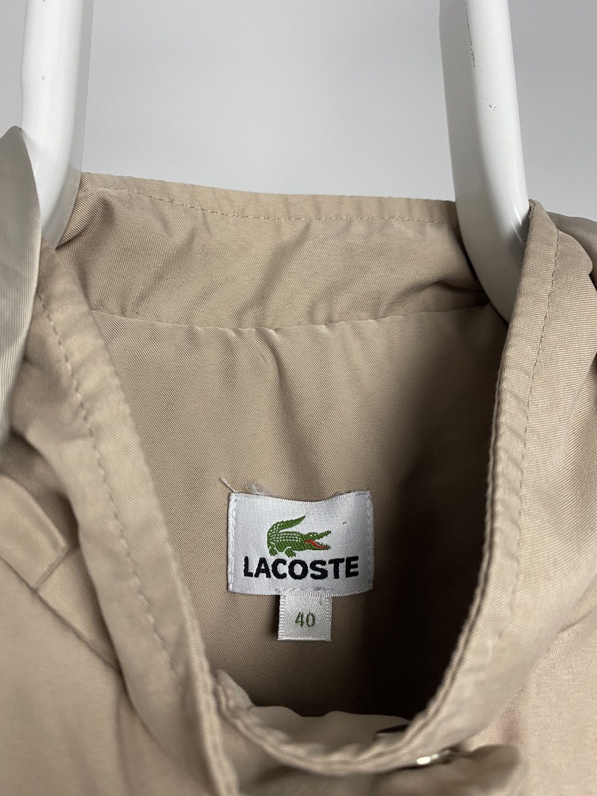 Lacoste × Vintage Lacoste vintage beige jacket Size US L / EU 52-54 / 3 - 3 Thumbnail