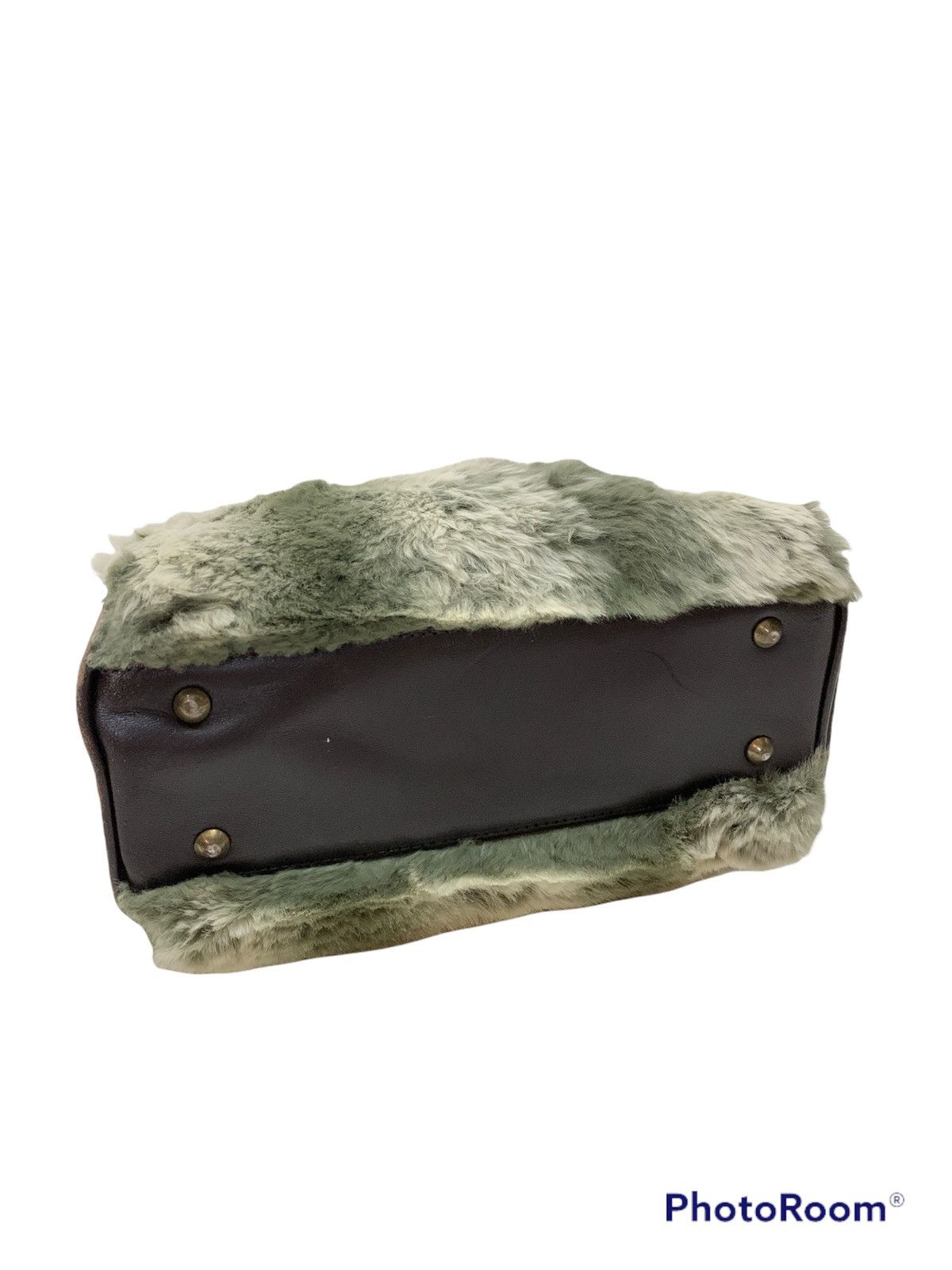Japanese Brand VINTAGE INED BY YOHJI YAMAMOTO FAUX FUR LEATHER BAG Size ONE SIZE - 4 Thumbnail