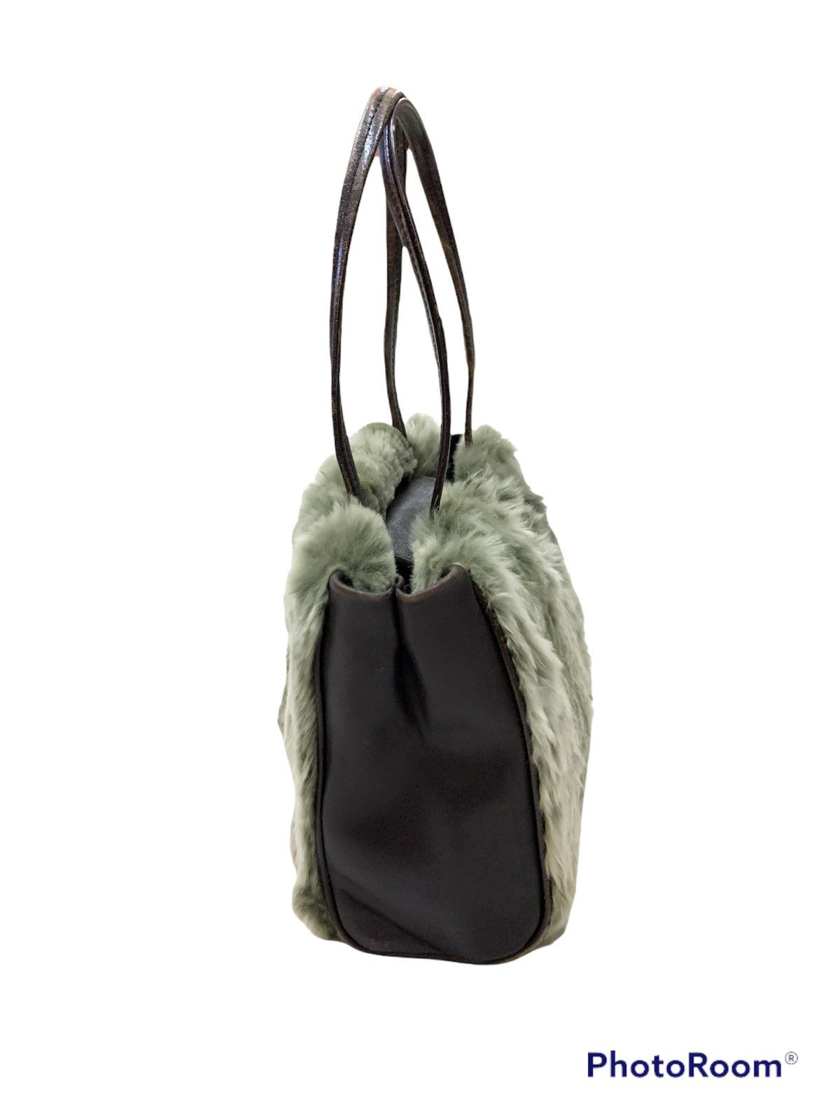 Japanese Brand VINTAGE INED BY YOHJI YAMAMOTO FAUX FUR LEATHER BAG Size ONE SIZE - 3 Thumbnail