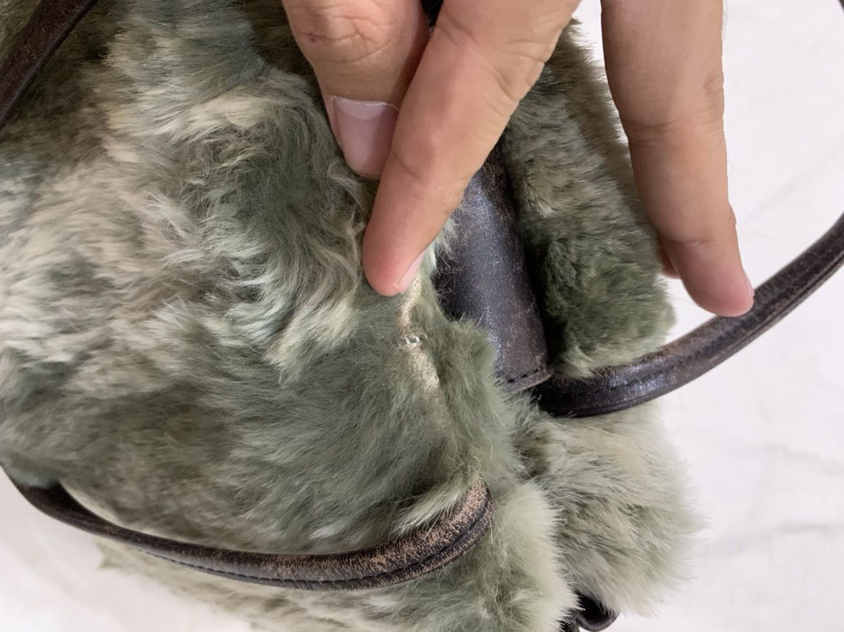 Japanese Brand VINTAGE INED BY YOHJI YAMAMOTO FAUX FUR LEATHER BAG Size ONE SIZE - 9 Thumbnail