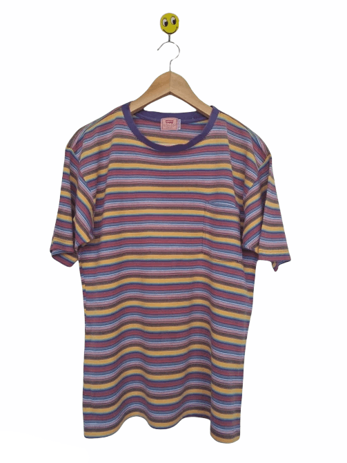 image of Levis Vintage Clothing x Over The Stripes Vintage 80's Levis Single Pocket Rockabilly Grunge (Size 