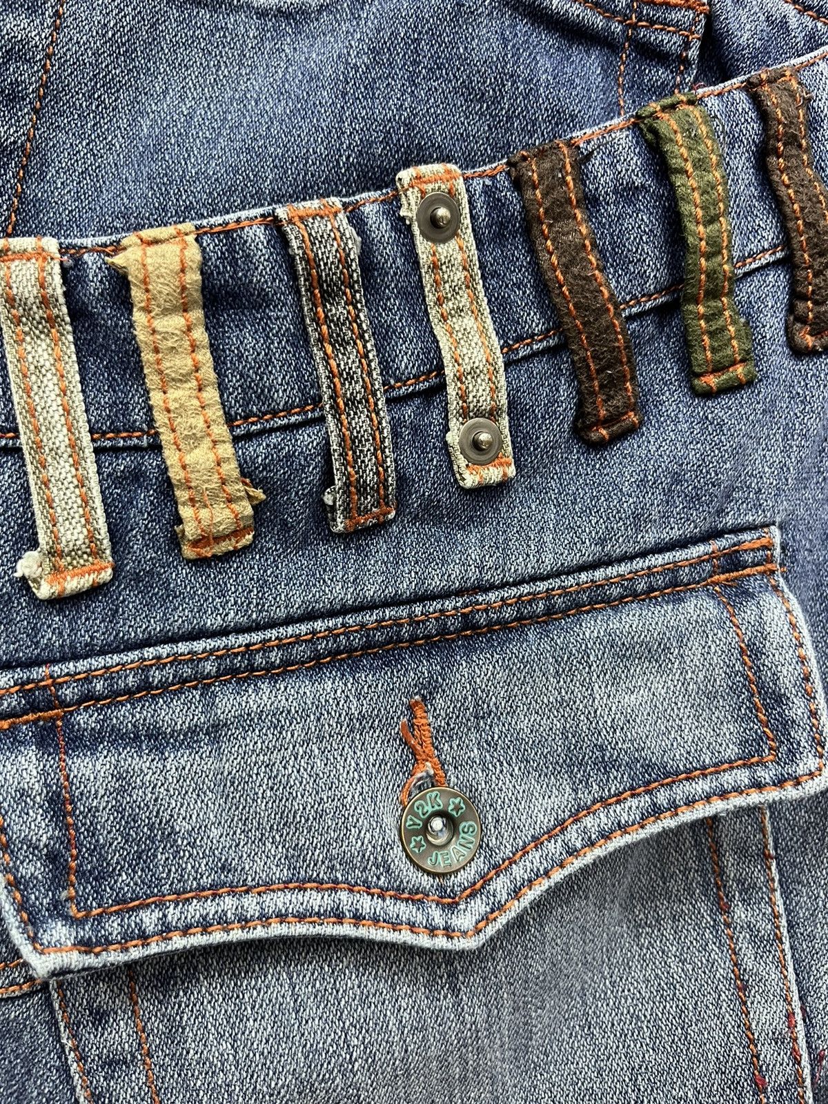 Grunt Style 🔥Vtg TURNA Insane Slanted Double Waist Street Wear Denim Size US 32 / EU 48 - 18 Thumbnail