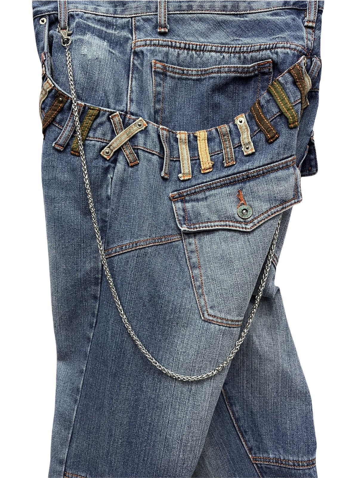 Grunt Style 🔥Vtg TURNA Insane Slanted Double Waist Street Wear Denim Size US 32 / EU 48 - 12 Thumbnail