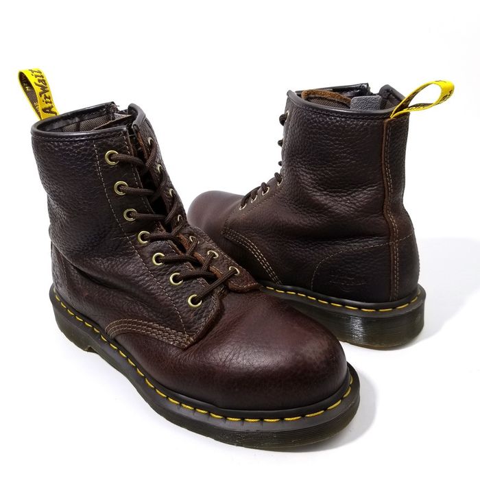 Dr martens maple zip best sale steel toe