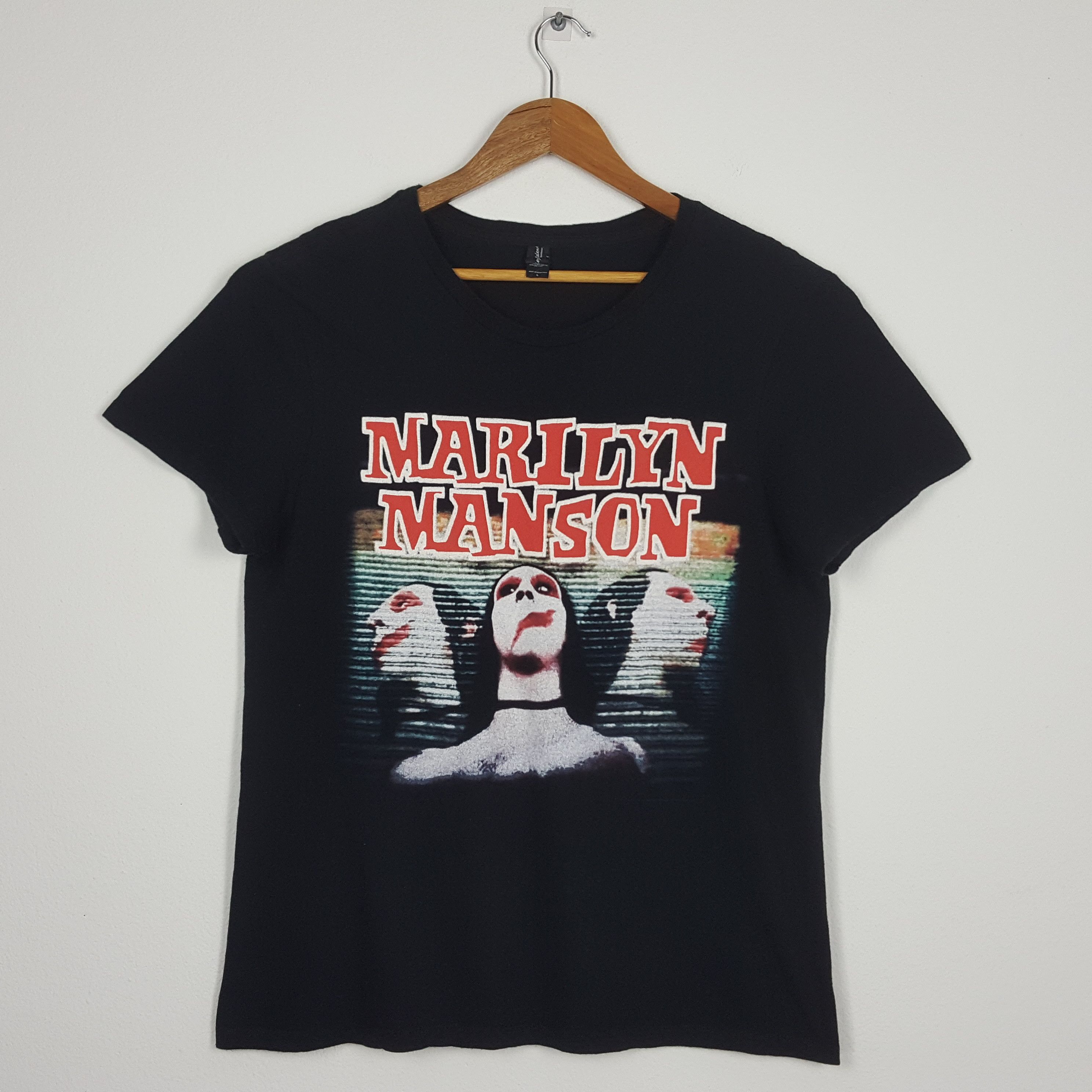 Band Tees × Vintage Vintage MARILYN MANSON American Singer Tour t-shirt Size US M / EU 48-50 / 2 - 1 Thumbnail