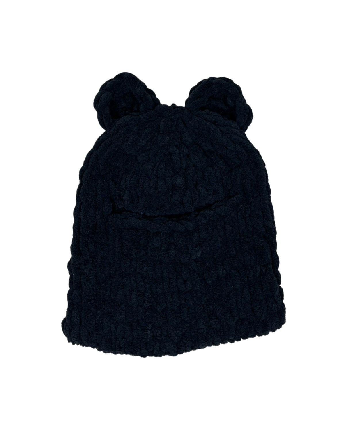 Handmade Handmade Knitted Balaclava-Beanie Hat 2in1 Teddy Bear Style Size ONE SIZE - 6 Thumbnail