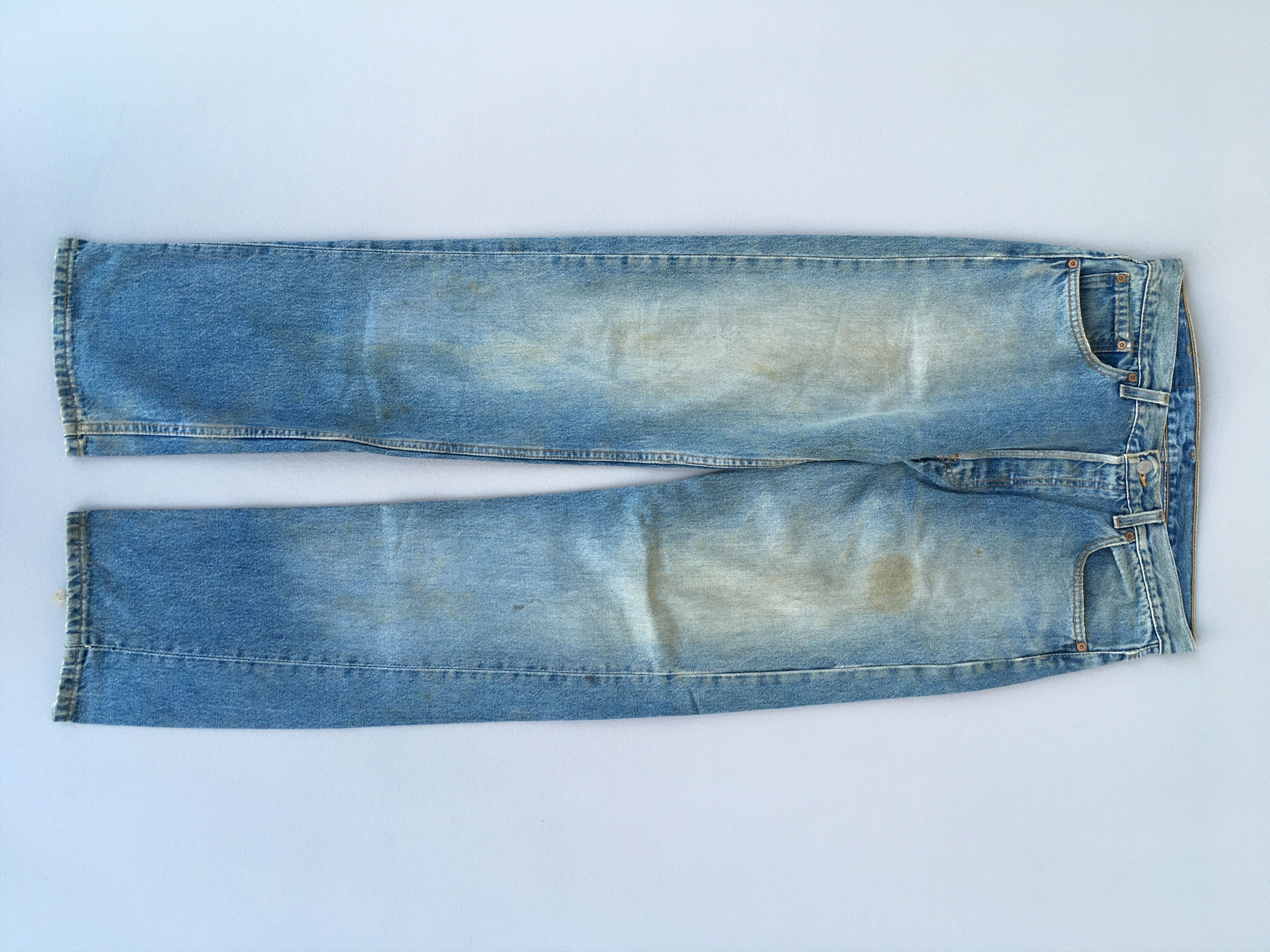 image of Levis x Vintage Size 32X33.5 Vintage Levi's 501 Light Wash Jeans Blue Faded, Men's