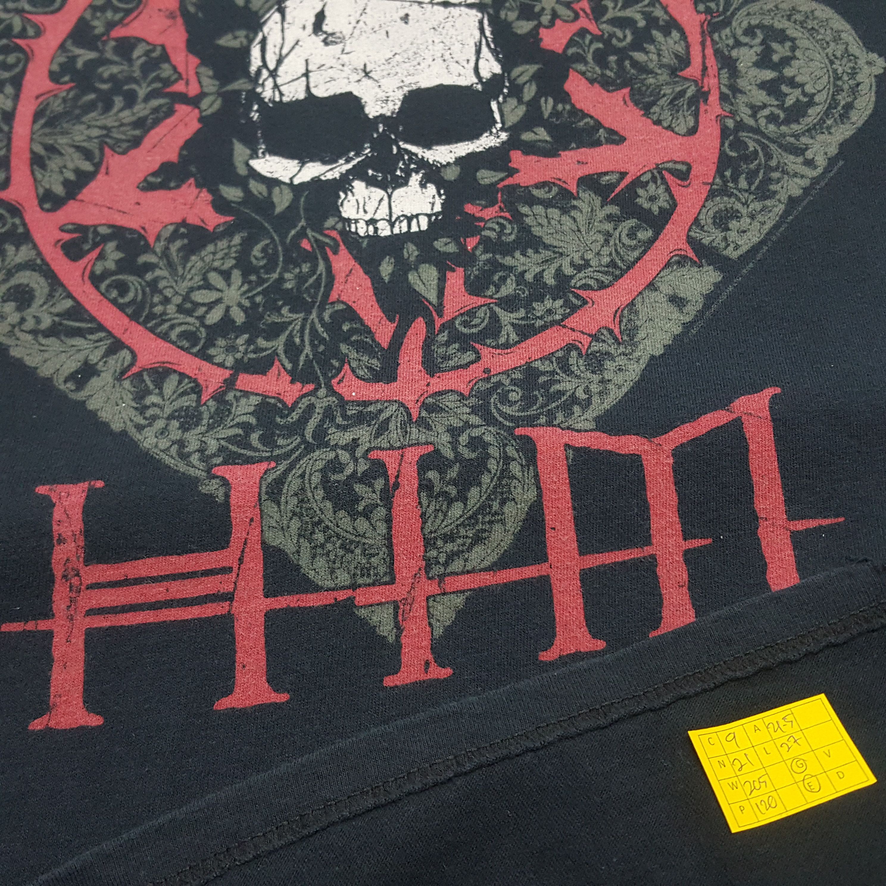 Band Tees × Vintage Vintage HIM American Finnish Gothic Rock Band T-Shirt Size US L / EU 52-54 / 3 - 9 Thumbnail