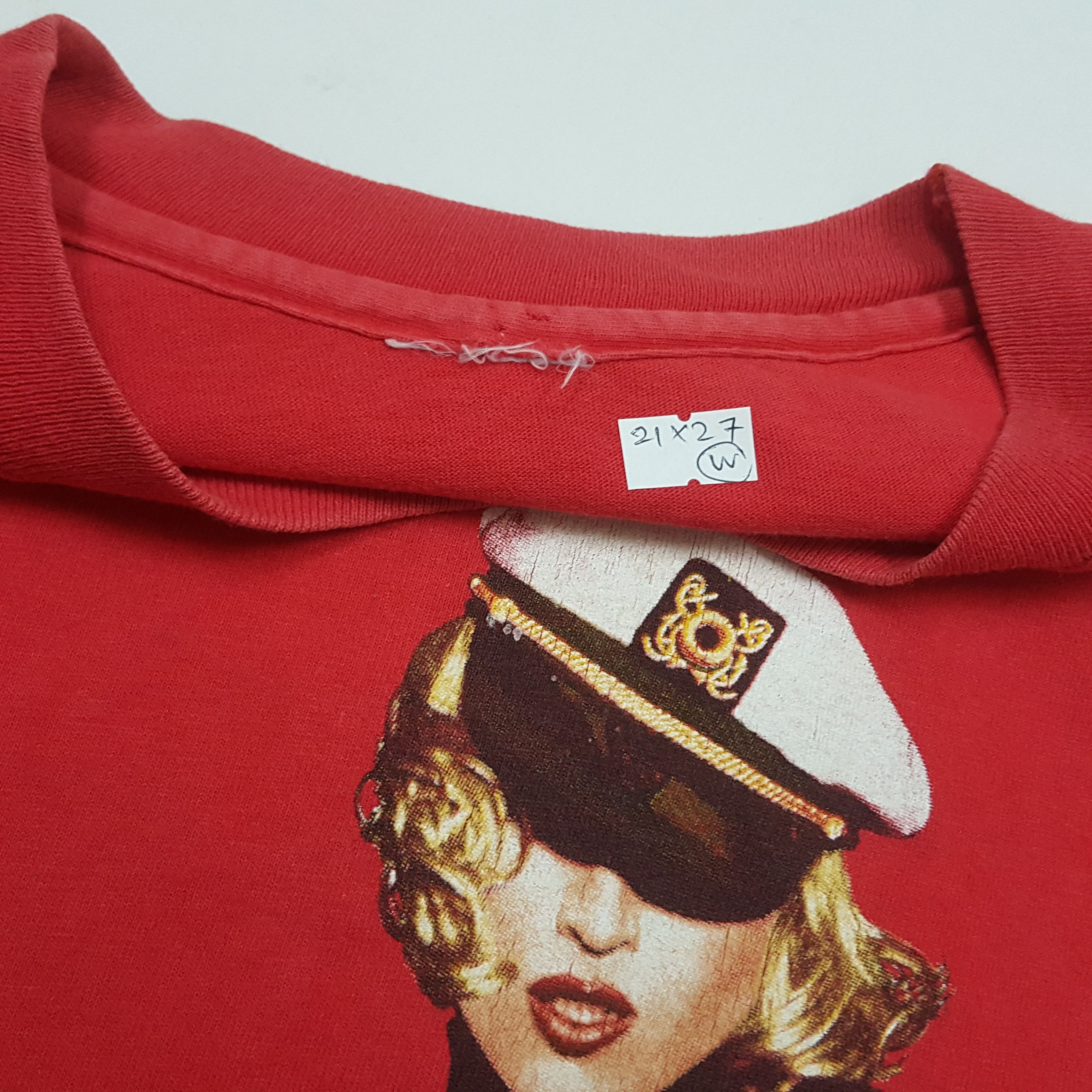 Band Tees × Vintage Vintage 90's MADONNA American singer The Girlie Show tshirt Size US M / EU 48-50 / 2 - 5 Thumbnail