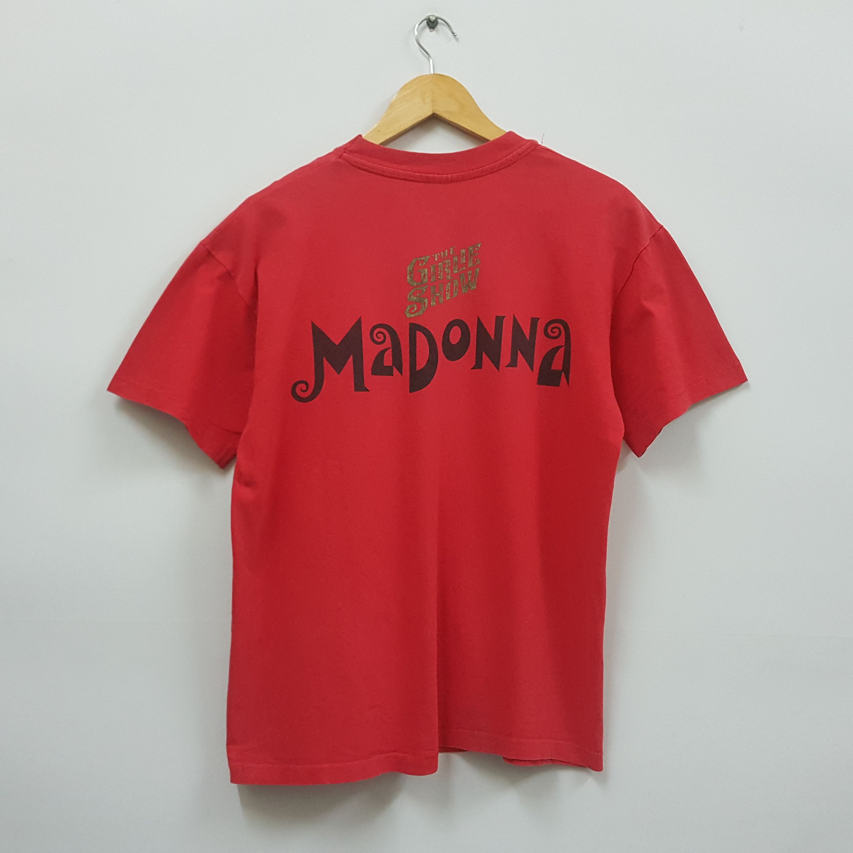 Band Tees × Vintage Vintage 90's MADONNA American singer The Girlie Show tshirt Size US M / EU 48-50 / 2 - 3 Thumbnail