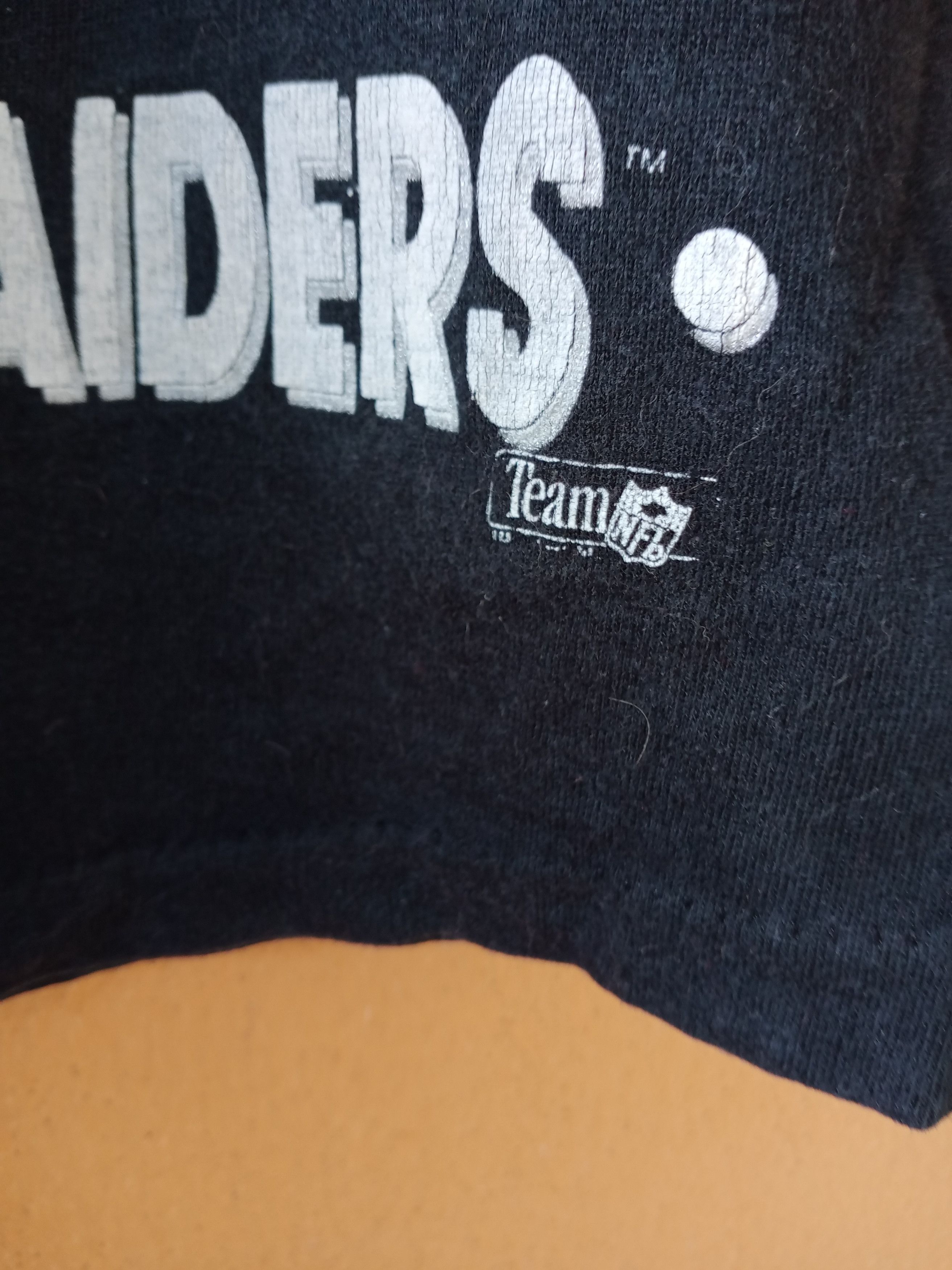 NFL Vintage 90s Raiders Los Angeles NFL Overprint Tshirt Size US M / EU 48-50 / 2 - 6 Thumbnail