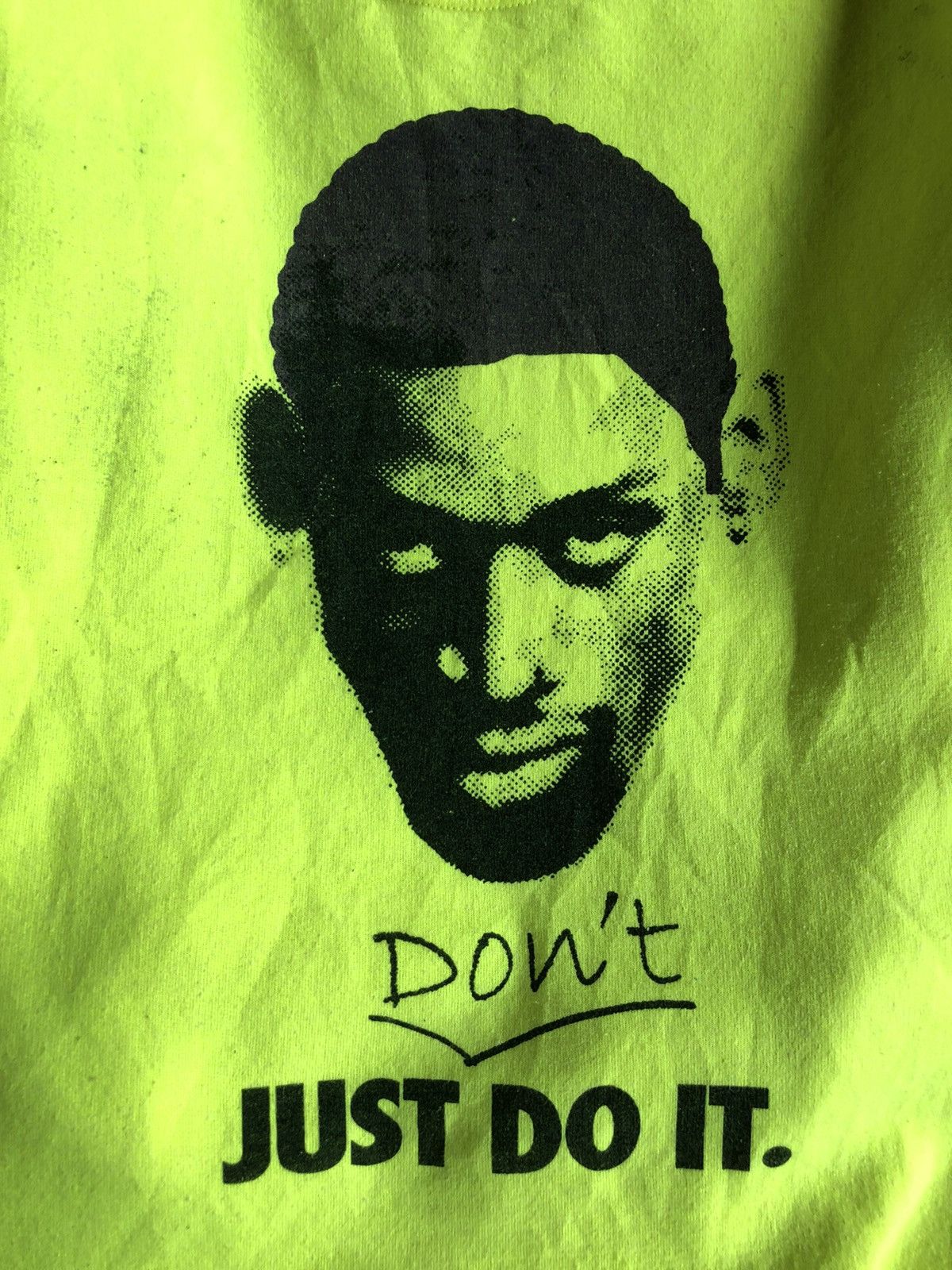 NBA Dennis Rodman crewneck yellow green Size US M / EU 48-50 / 2 - 2 Thumbnail